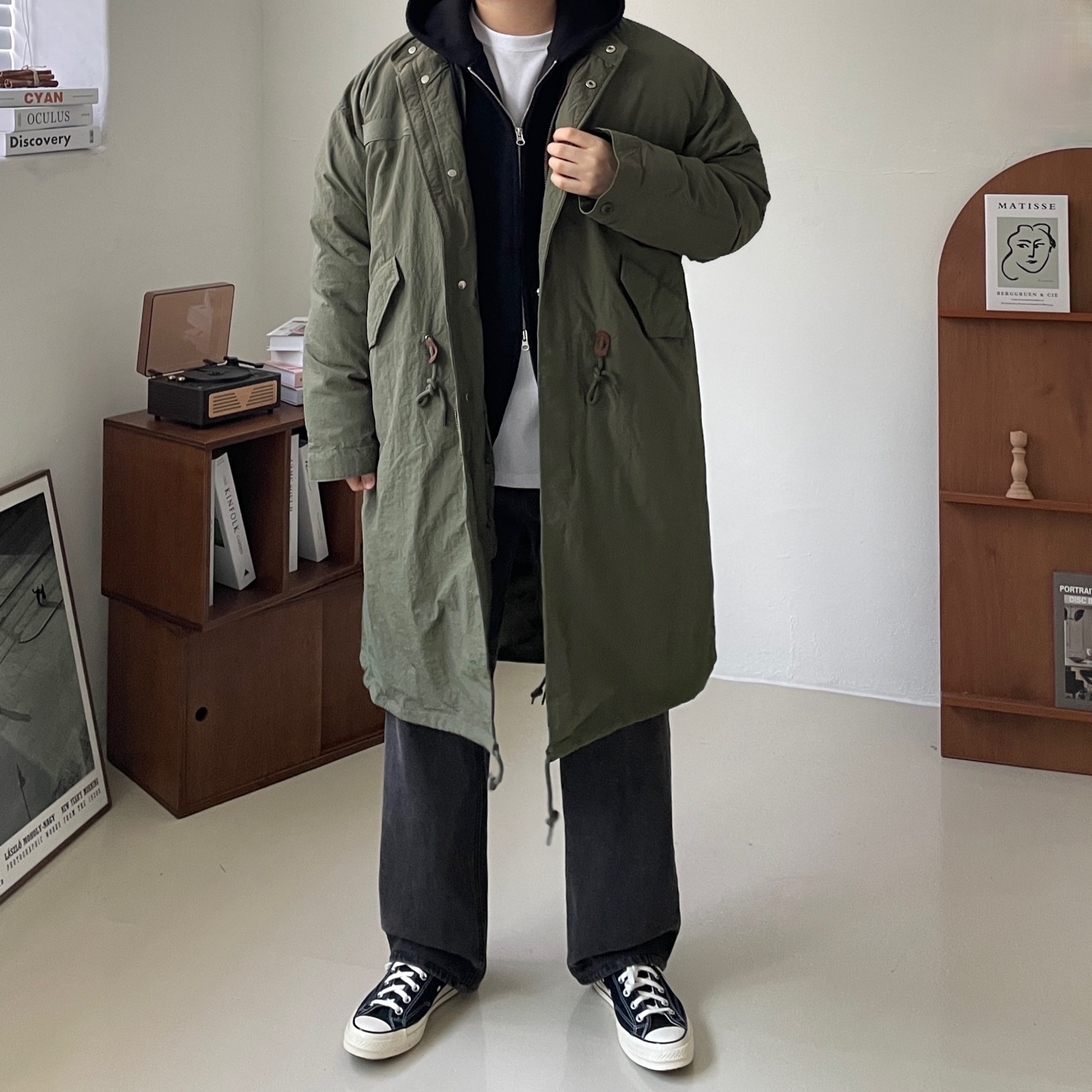 Converse Chuck 70 Ox Black - Standard 착용 스타일 - 1