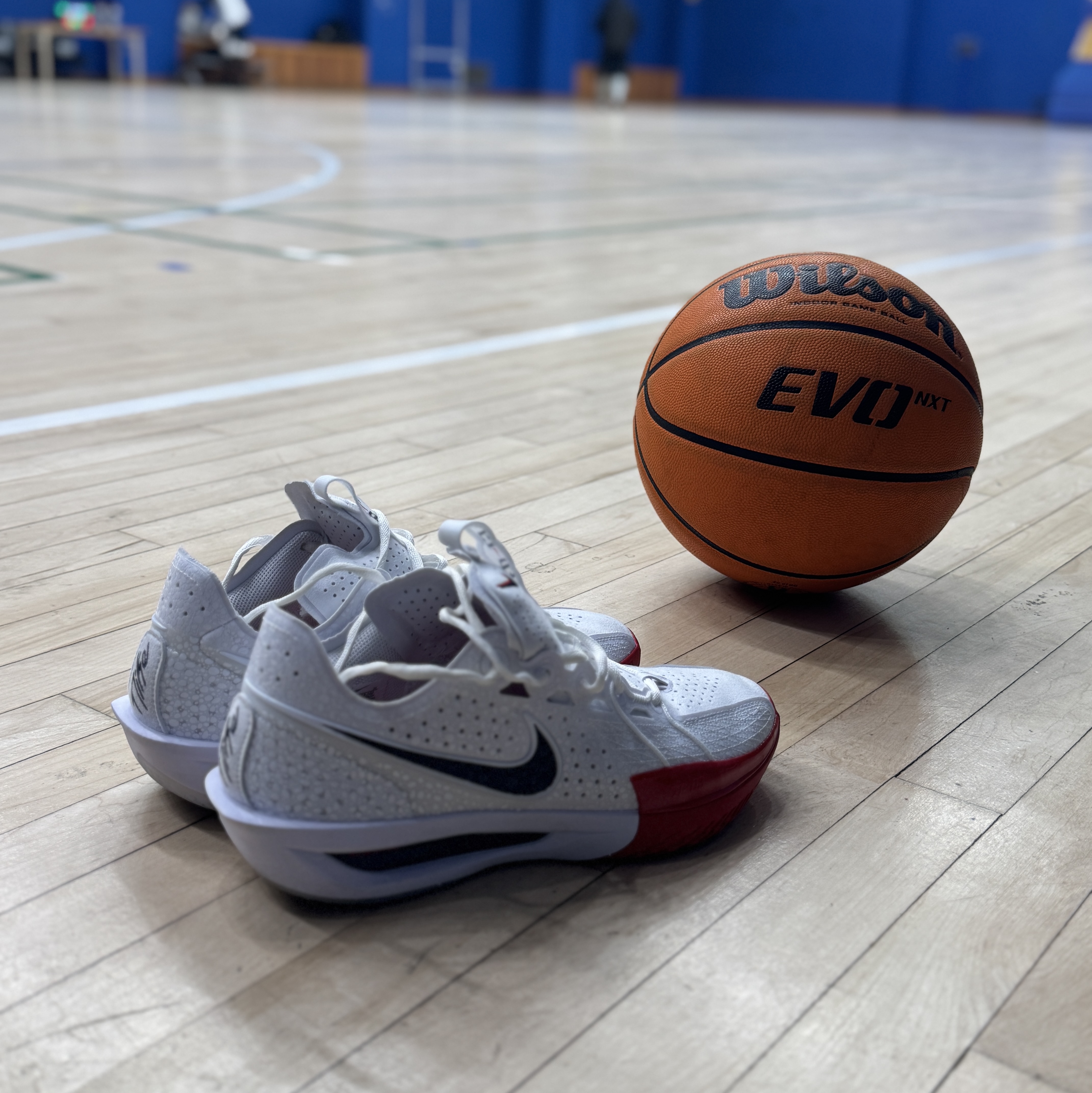 Nike Air Zoom GT Cut 3 USA White Obsidian Sport Red 착용 스타일