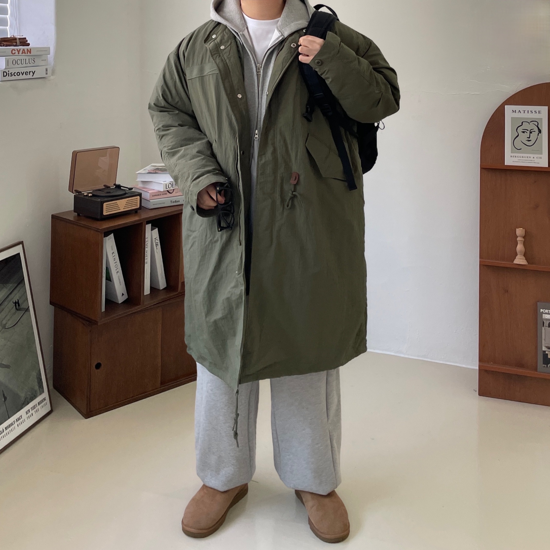UGG Classic Mini Boots Chestnut 착용 스타일 - 7
