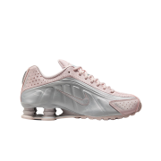 (W) Nike Shox R4 Barely Rose Metallic Platinum