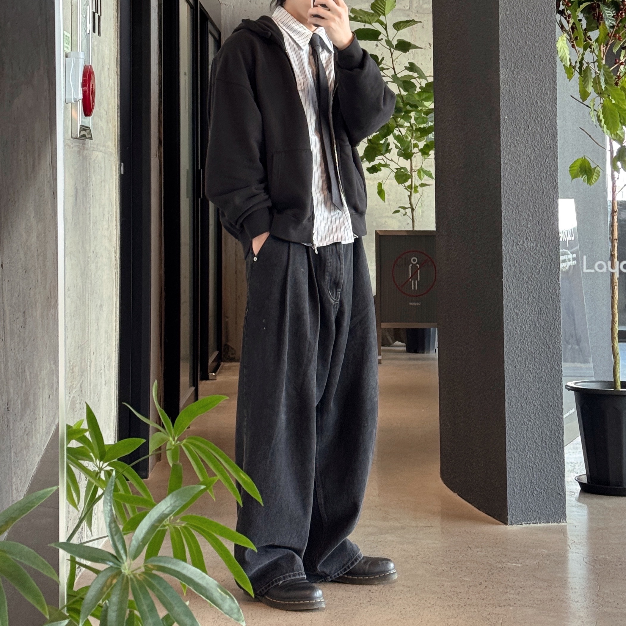 Dr. Martens 1461 Nappa Black, Dr. Martens 1461 Nappa Black 착용 스타일 - 3