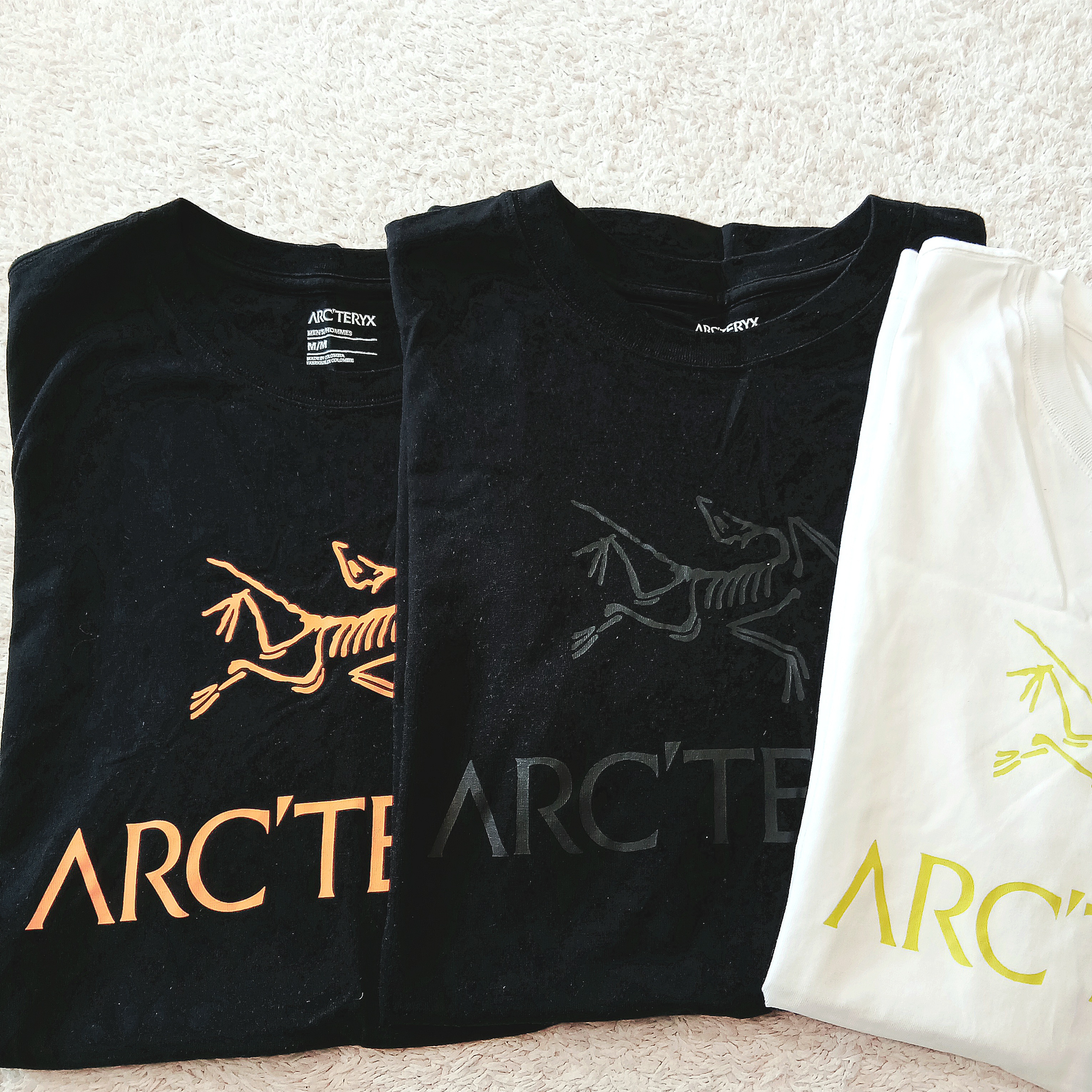 Arc'teryx Arc'word Logo SS T-Shirt Black, Arc'teryx Arc'word SS T-Shirt Black 착용 스타일
