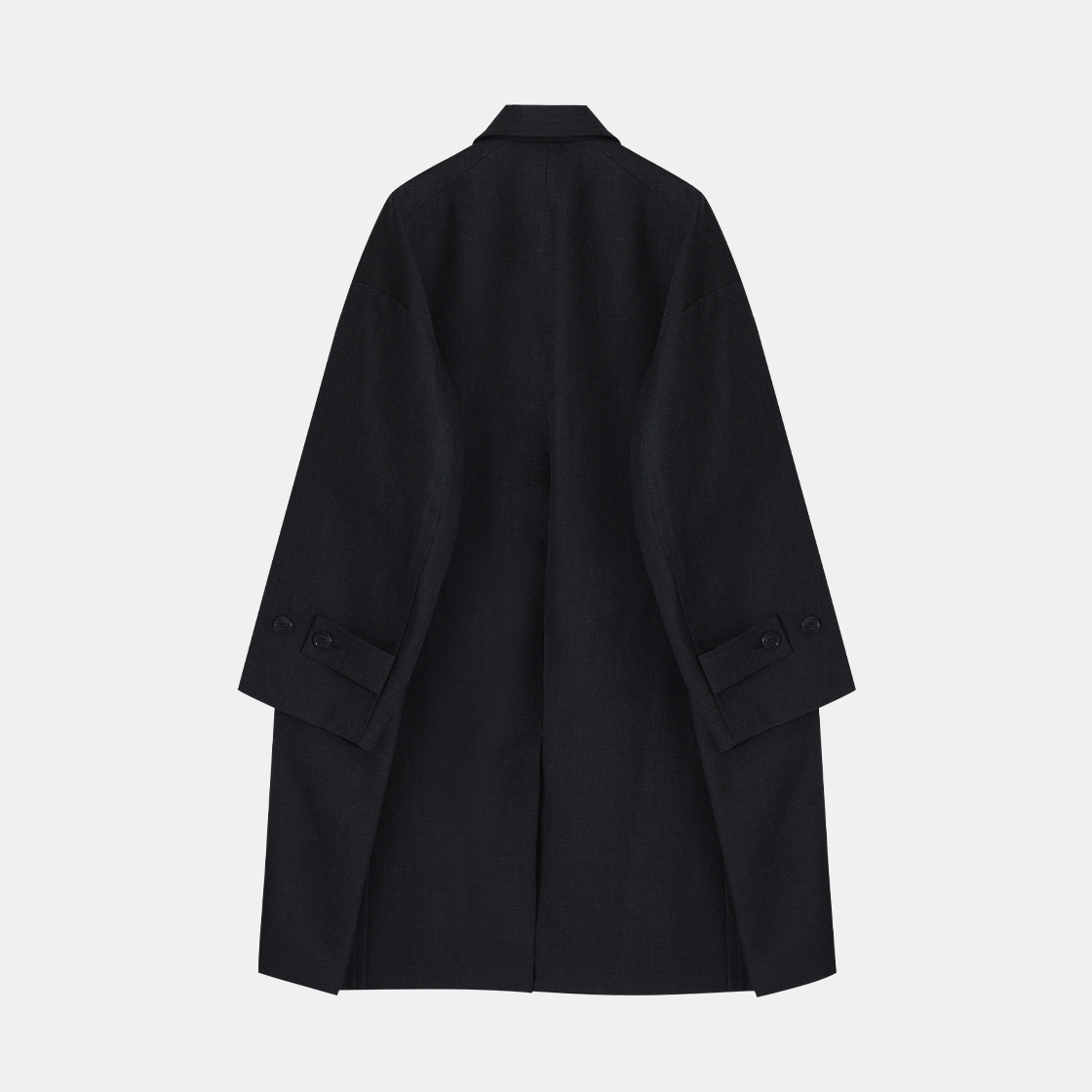 송지오 컬렉션 바이어스 컷 코트 차콜 SH2CT700GY(Songzio Collection Bias Cut Coat Charcoal) - 2