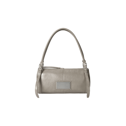Matin Kim Buckle Strap Shoulder Bag Beige