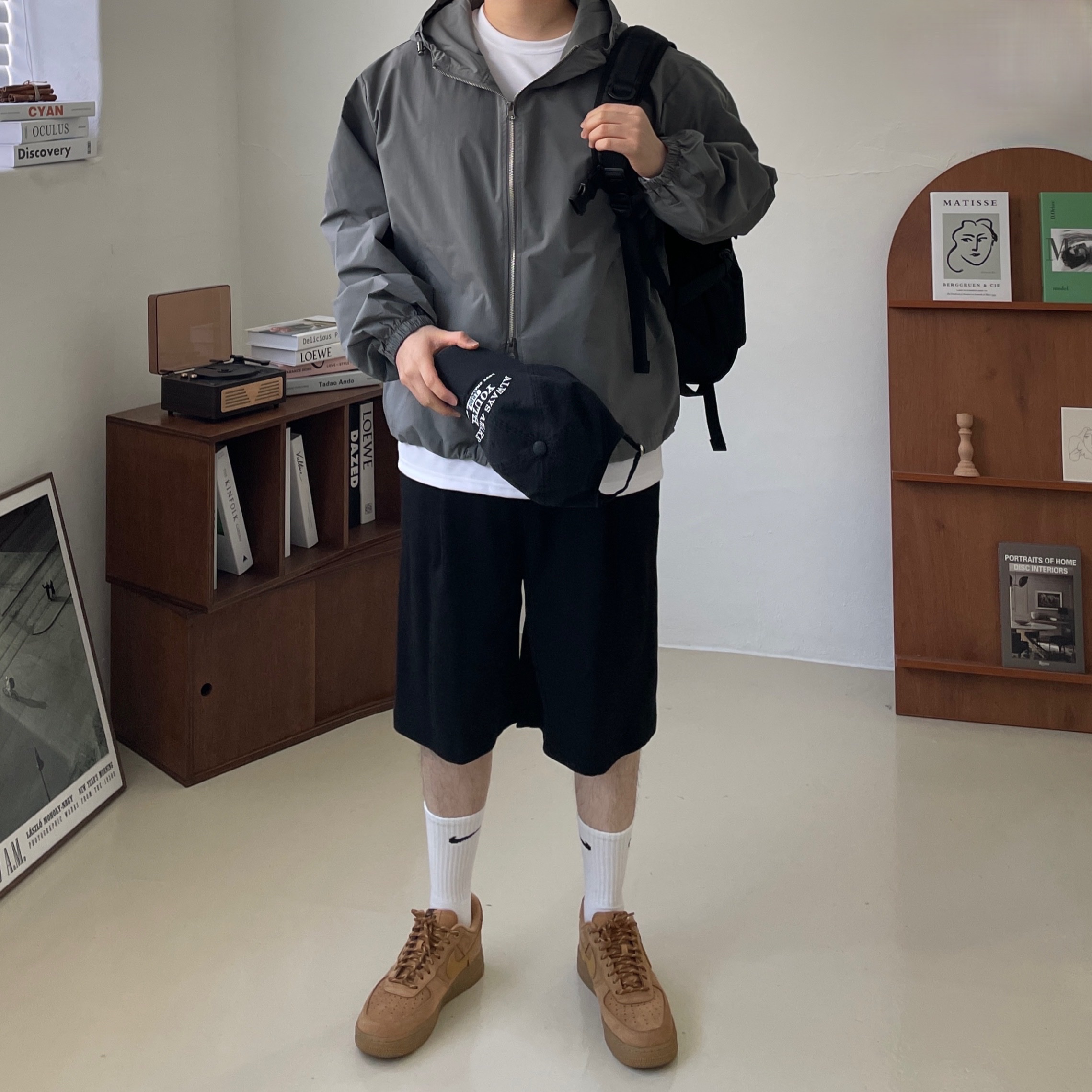 Nike x Supreme Air Force 1 Low Flax 착용 스타일 - 3