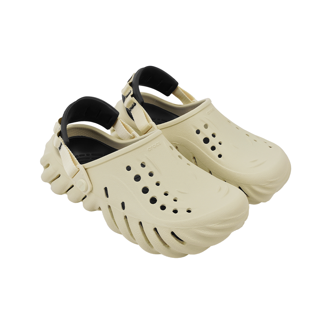 207937-2YJ Crocs Echo Clog Bone Black - #4