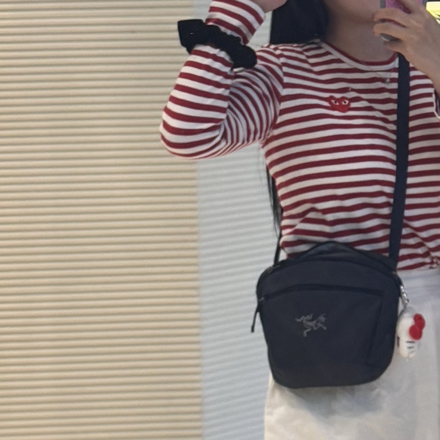 Arc'teryx Mantis 2 Waistpack Black Sapphire 착용 스타일 - 1