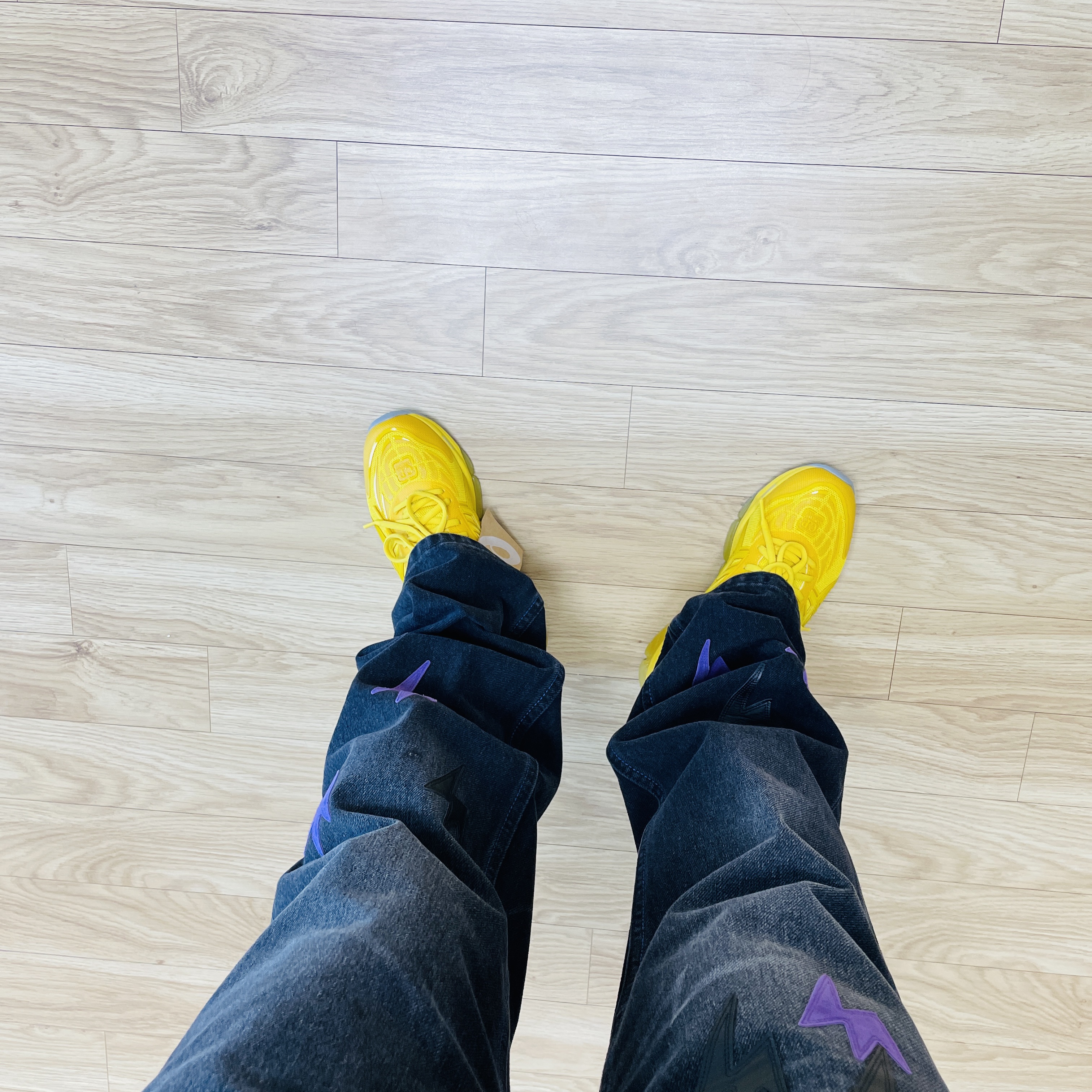 Asics x C.P. Company Gel-Quantum 360 VIII Yellow 착용 스타일