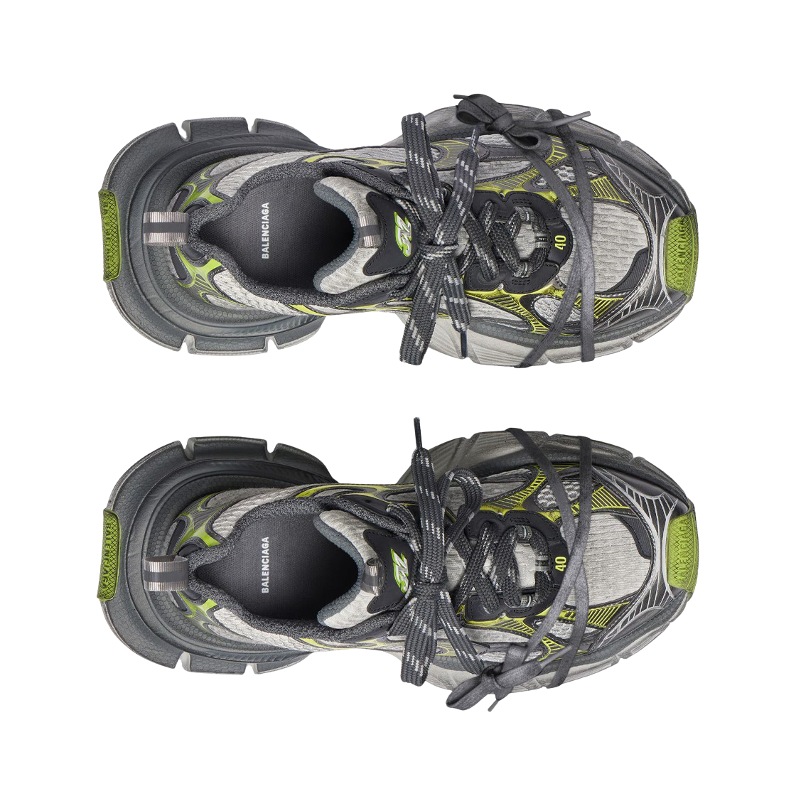 발렌시아가 3XL 스니커즈 화이트 그레이 그린 옐로우(Balenciaga 3XL Sneakers White Grey Green Yellow) - 2