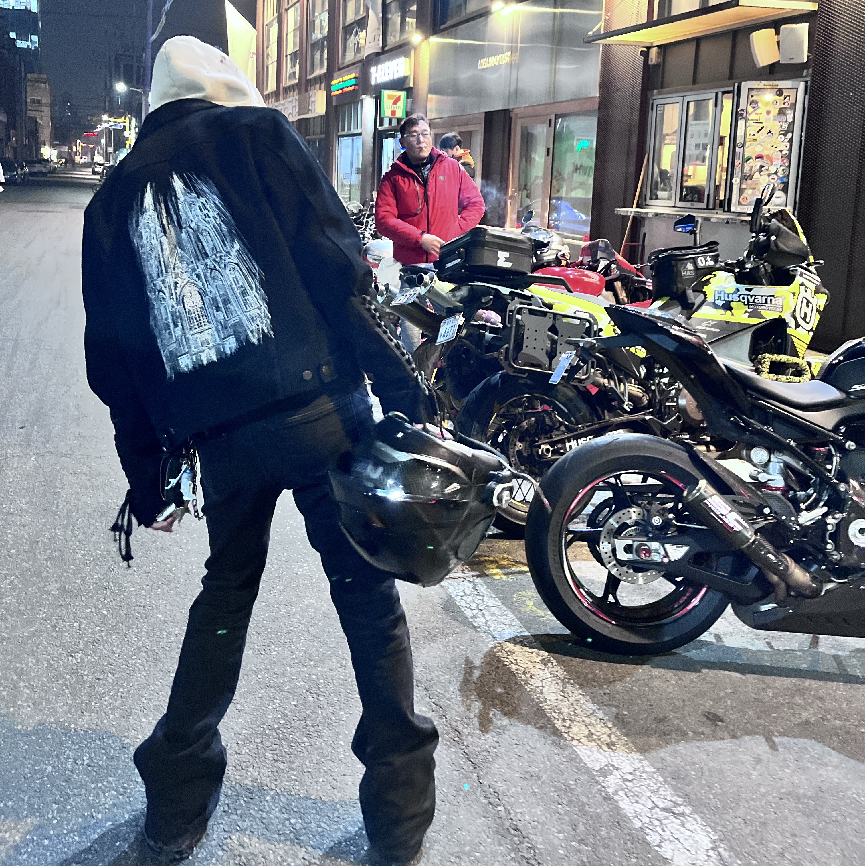 Undermycar Mu.30 Anti Fxxking Logo Play Stretch Flare Black Jeans, Timberland Premium 6 inch Waterproof Boot Black Nubuck - Wide 착용 스타일 - 2