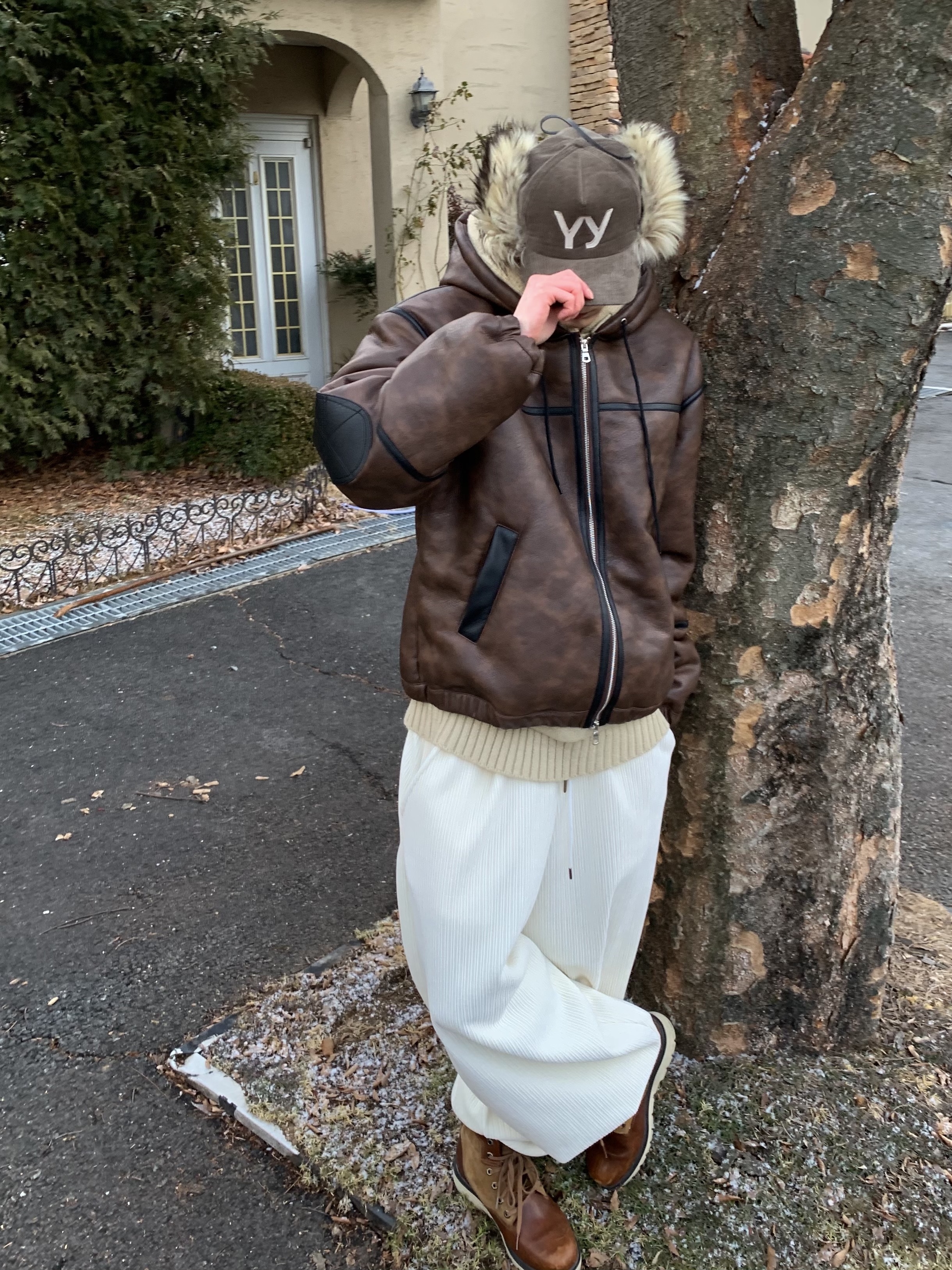 Open Yy Faux Fur Corduroy Earflap Cap Khaki, Timberland Premium 6 inch Waterproof Boot Wheat Nubuck - Wide 착용 스타일 - 3