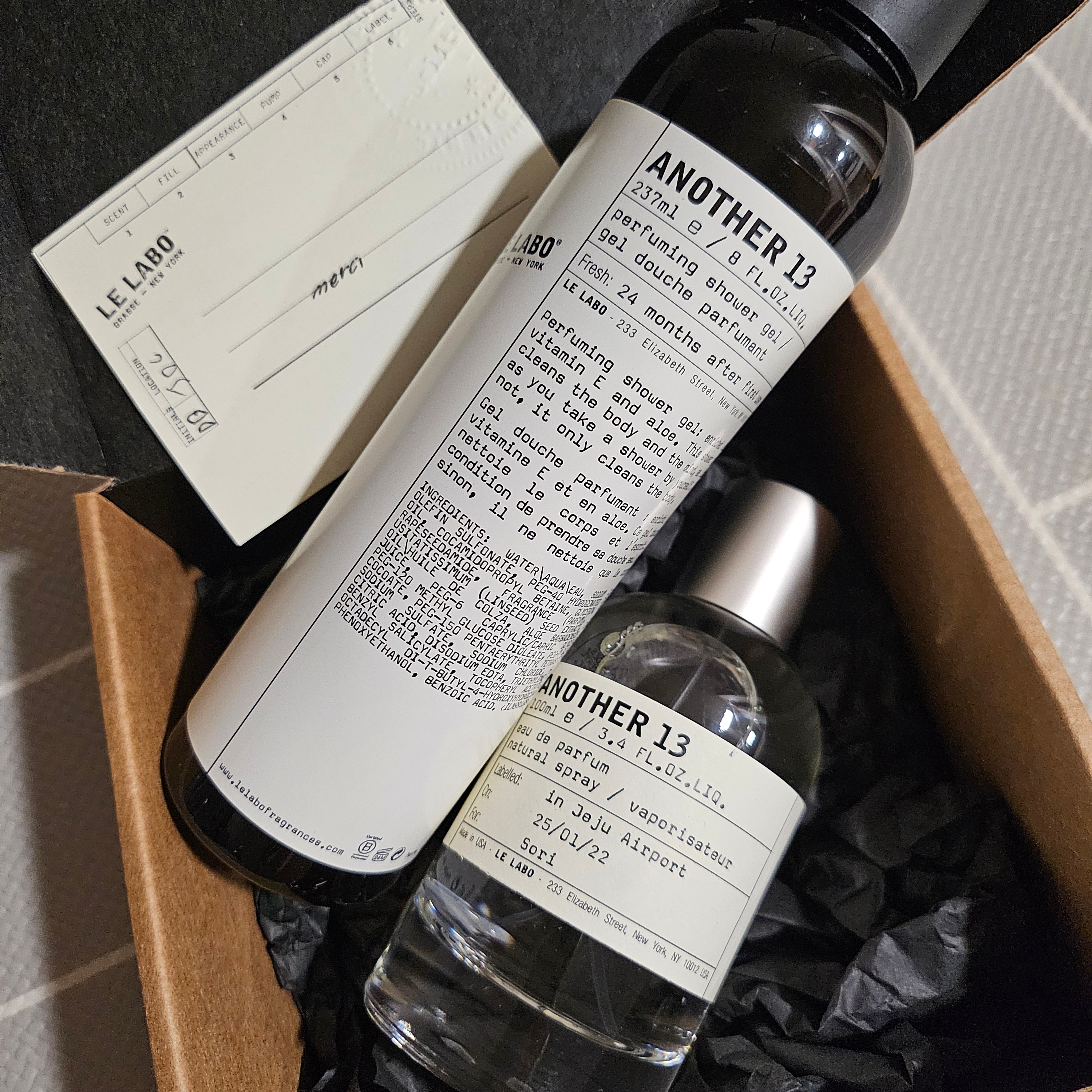 Le Labo Another 13 Eau De Parfum 100ml 착용 스타일