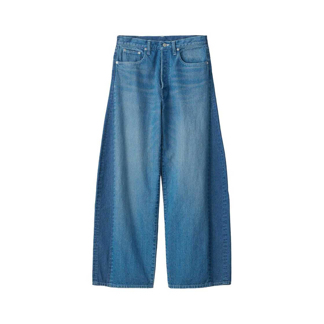 슈타인 디포메이션 와이드 데님 진 인디고 - 24FW(ssstein Deformation Wide Denim Jeans Indigo - 24FW)