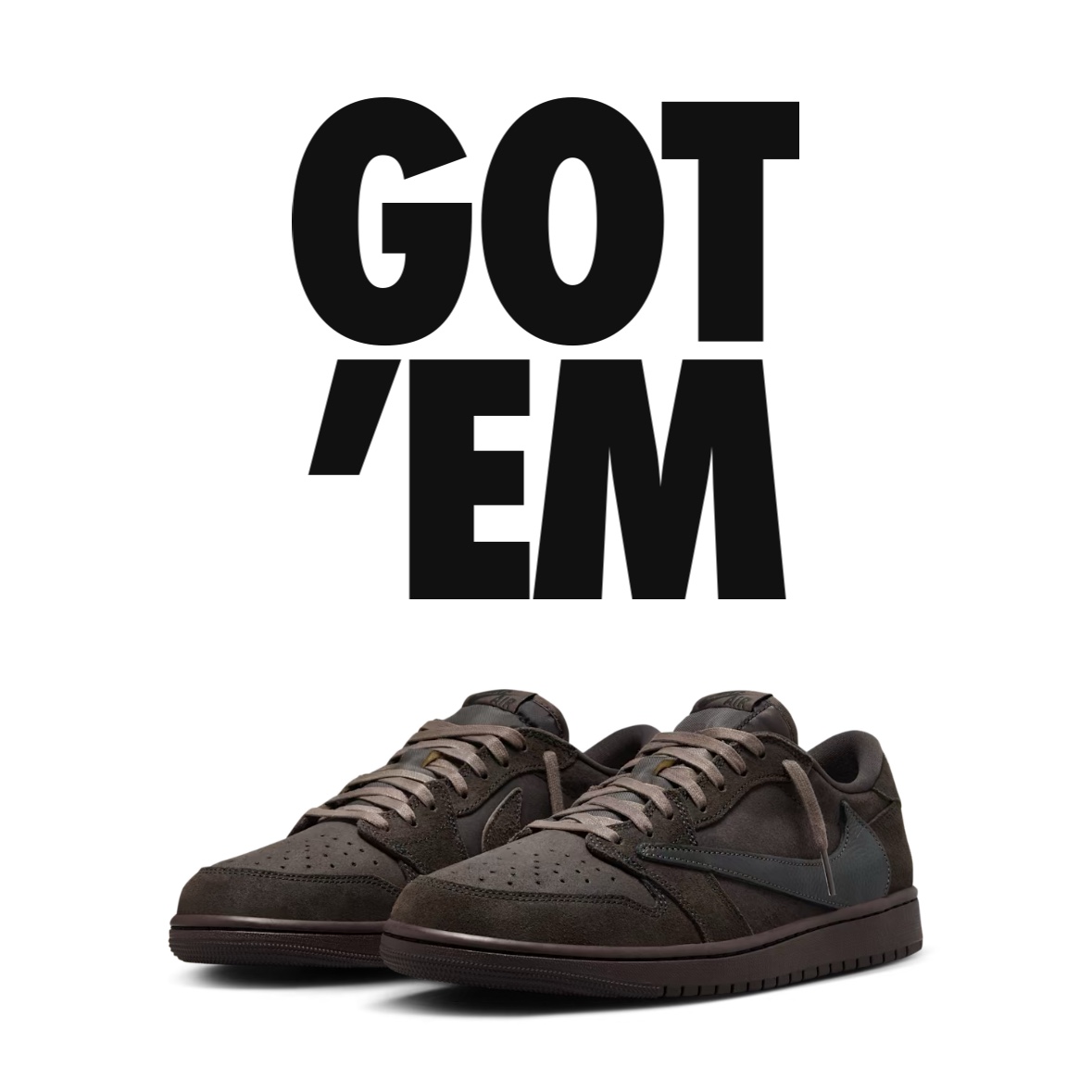 Jordan 1 x Travis Scott Retro Low OG SP Velvet Brown and Dark Mocha 착용 스타일