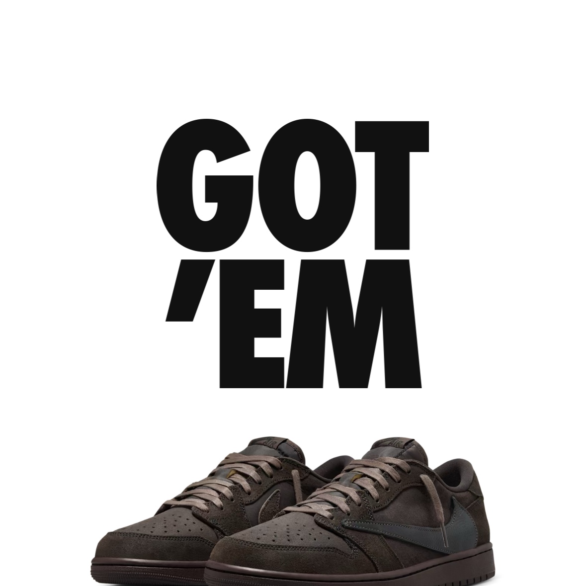 Jordan 1 x Travis Scott Retro Low OG SP Velvet Brown and Dark Mocha 착용 스타일