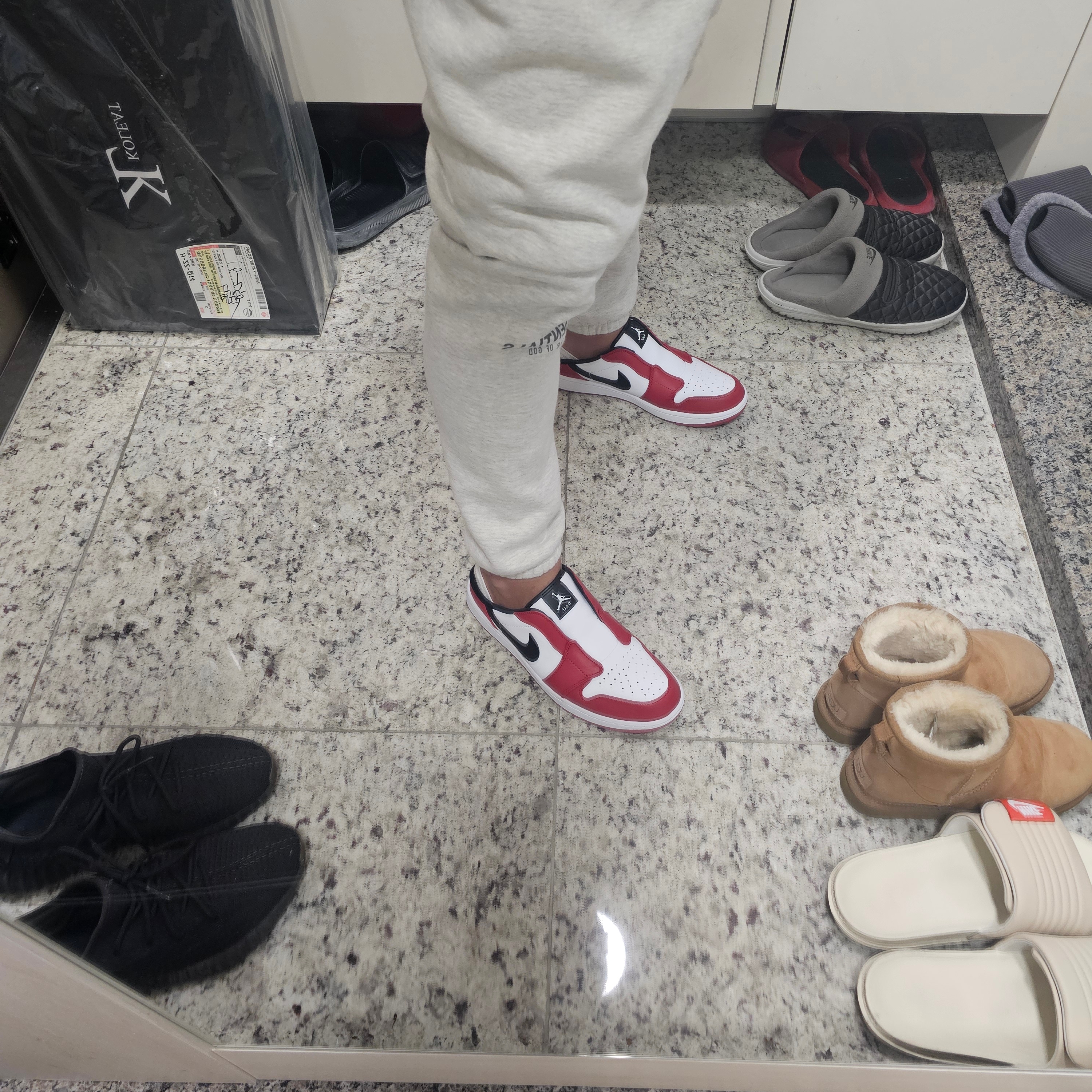 Jordan Golf Mule Chicago, Essentials The Core Collection Hoodie Light Oatmeal 착용 스타일 - 3