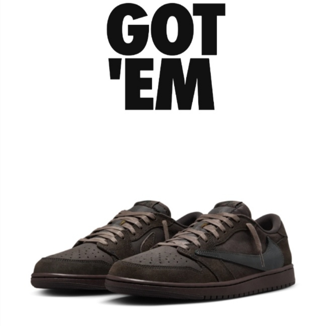 Jordan 1 x Travis Scott Retro Low OG SP Velvet Brown and Dark Mocha 착용 스타일