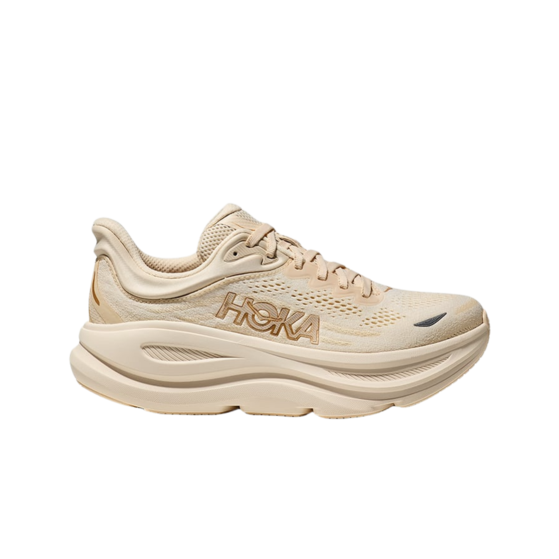 (W) 호카 본디 9 바닐라 버치 - 레귤러((W) Hoka Bondi 9 Vanilla Birch - Regular)