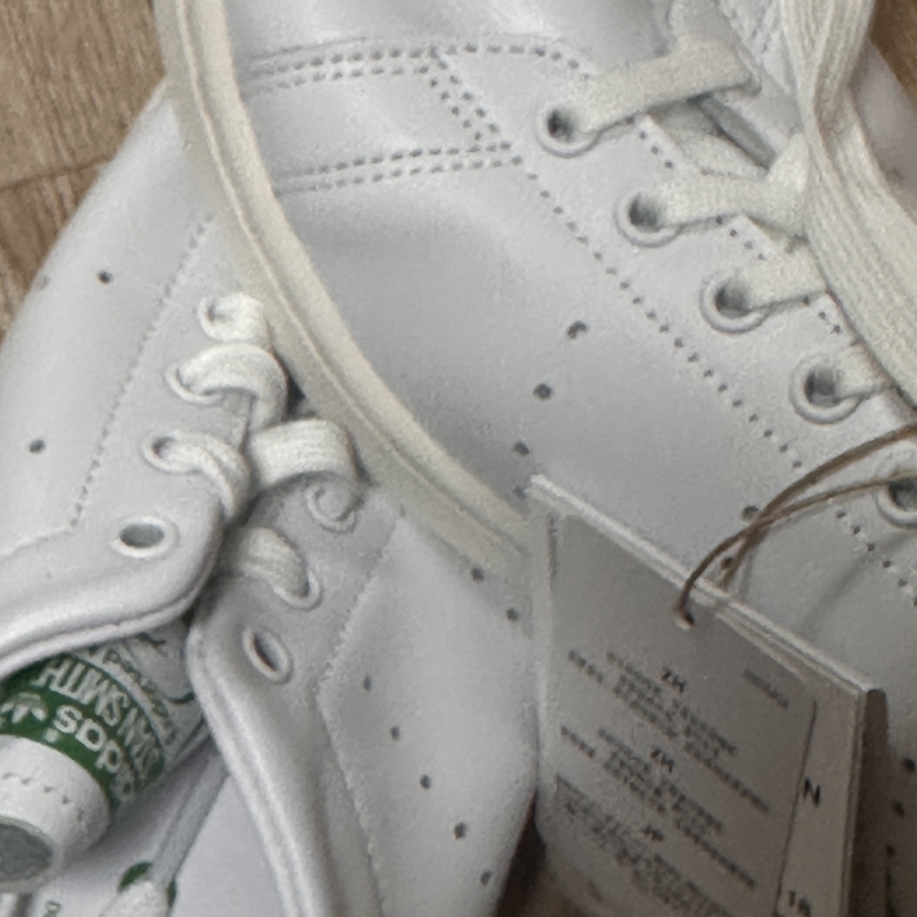 Adidas Stan Smith Decon Cloud White Green 착용 스타일 - 3