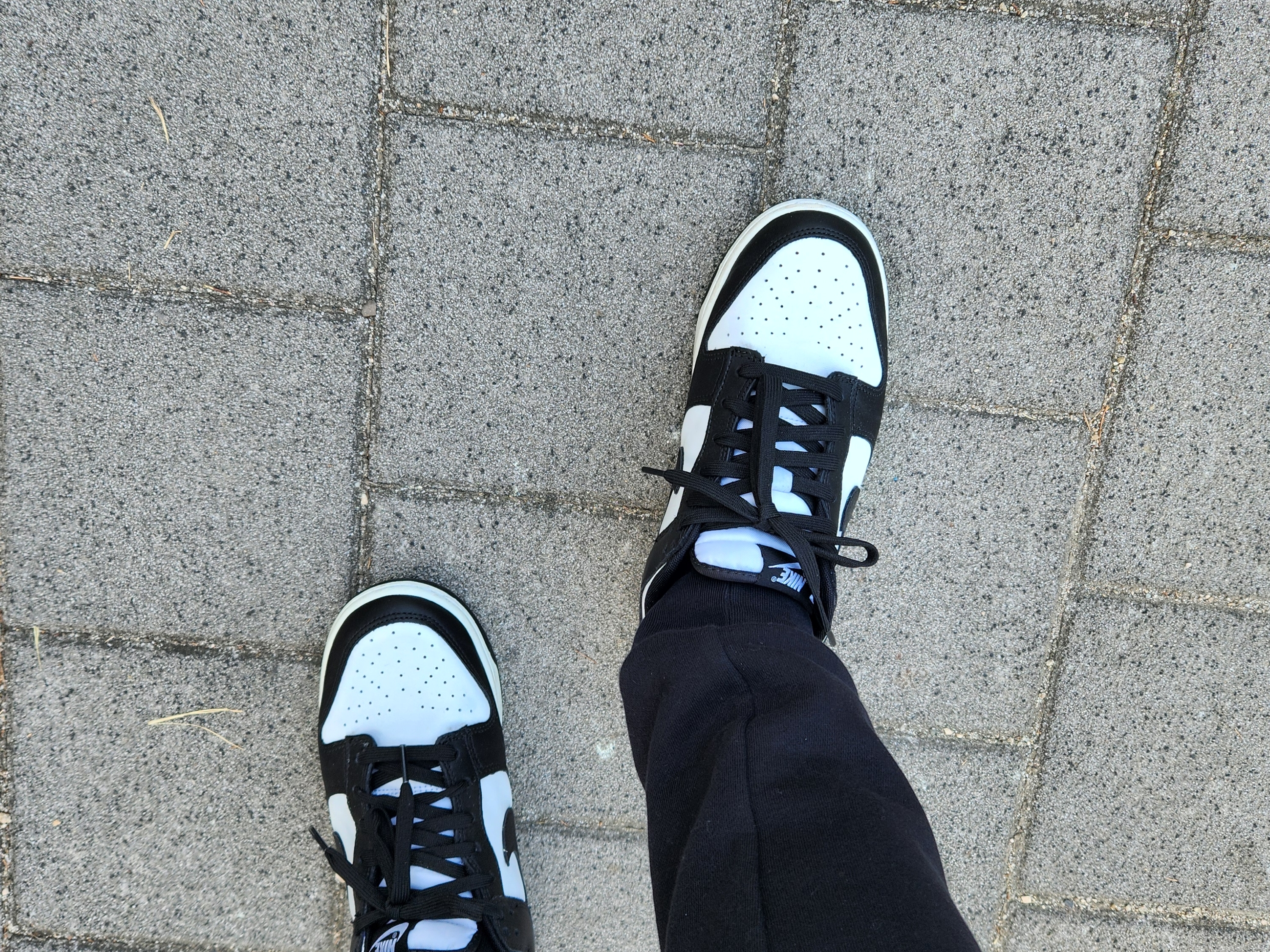 Nike Dunk Low Retro Black 착용 스타일
