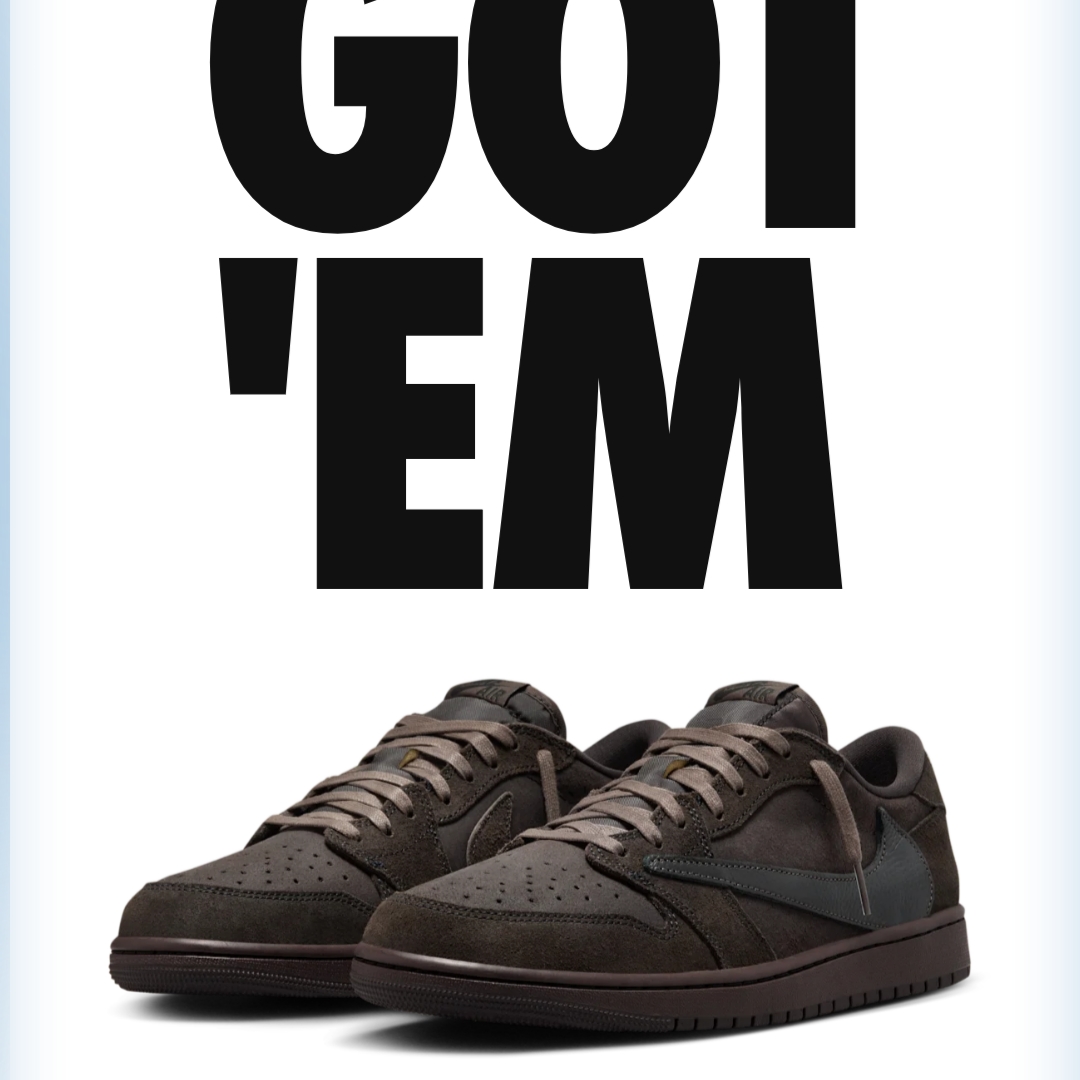 Jordan 1 x Travis Scott Retro Low OG SP Velvet Brown and Dark Mocha 착용 스타일