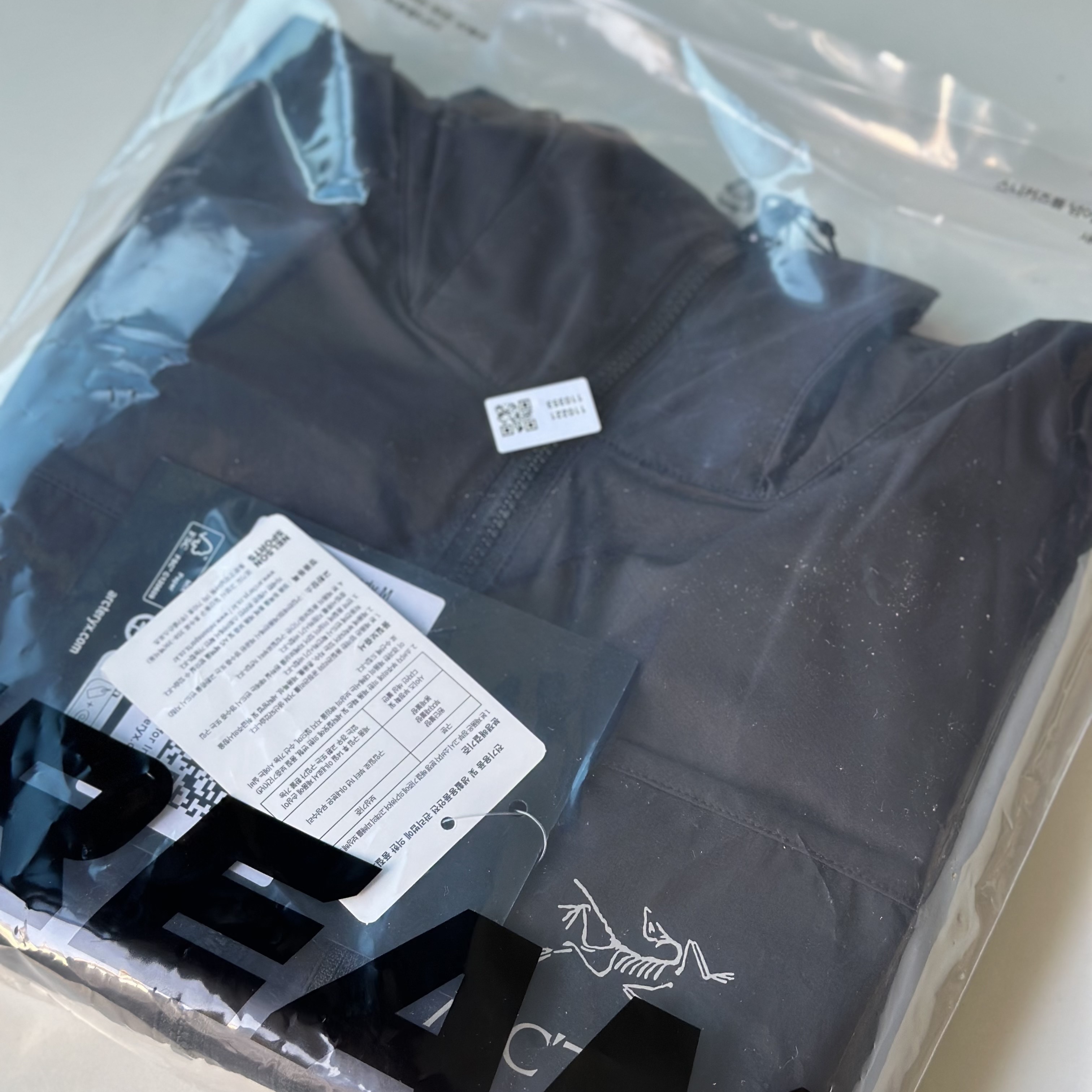 Arc'teryx Squamish Hoody Black 착용 스타일 - 2