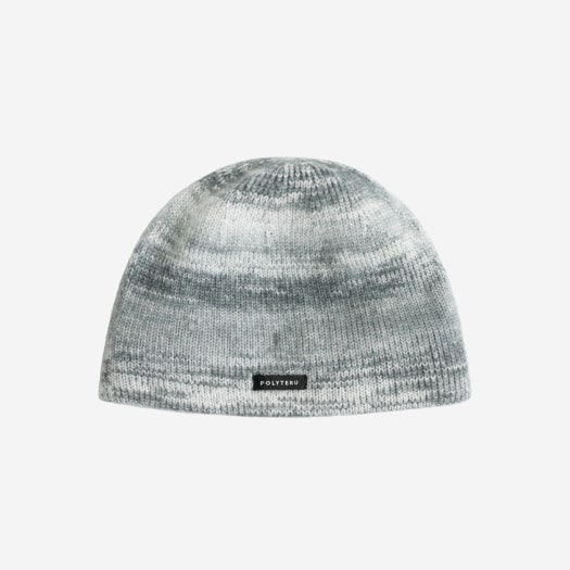PL5PHE4301AG Polyteru Knit Beanie Whole Garment Multi Gray