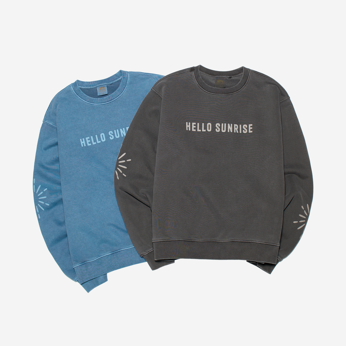 헬로선라이즈 에스닉 심볼 스웨트셔츠 틸(Hello Sunrise Ethnic Symbol Sweatshirt Teal) - 3