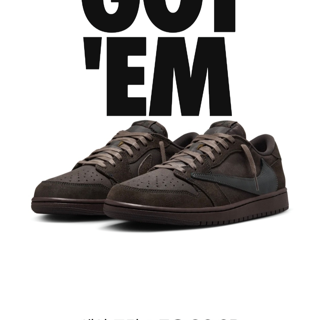 Jordan 1 x Travis Scott Retro Low OG SP Velvet Brown and Dark Mocha 착용 스타일