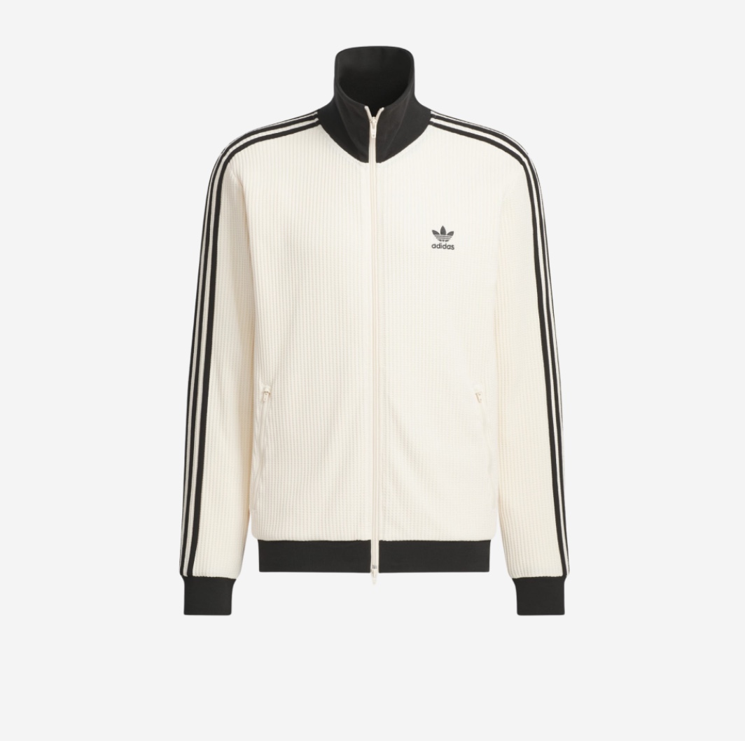 Adidas Waffle Beckenbauer Track Top Wonder White - KR Sizing 착용 스타일