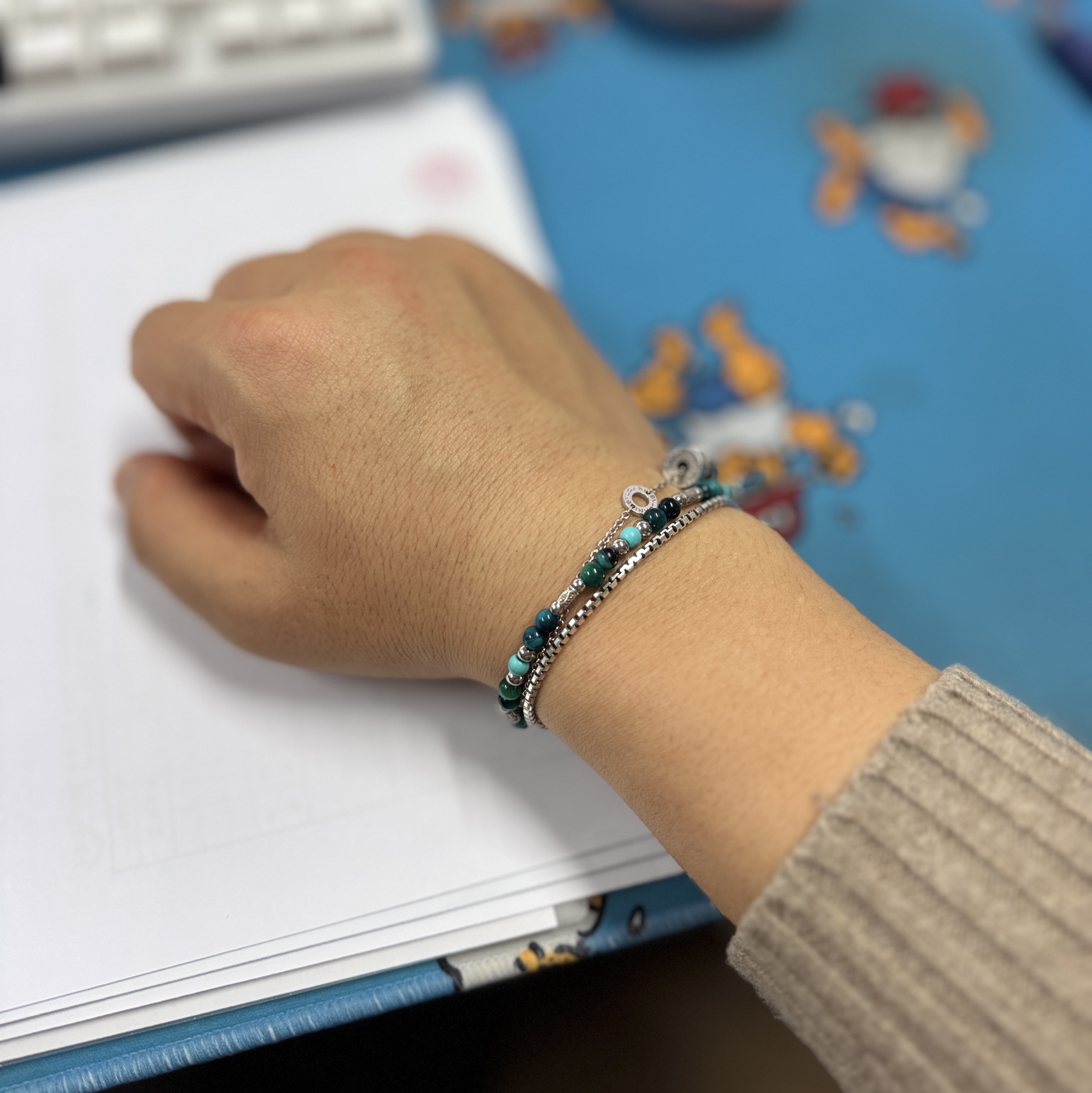 Quarqor #9308 Silver92.5 Bracelet 착용 스타일