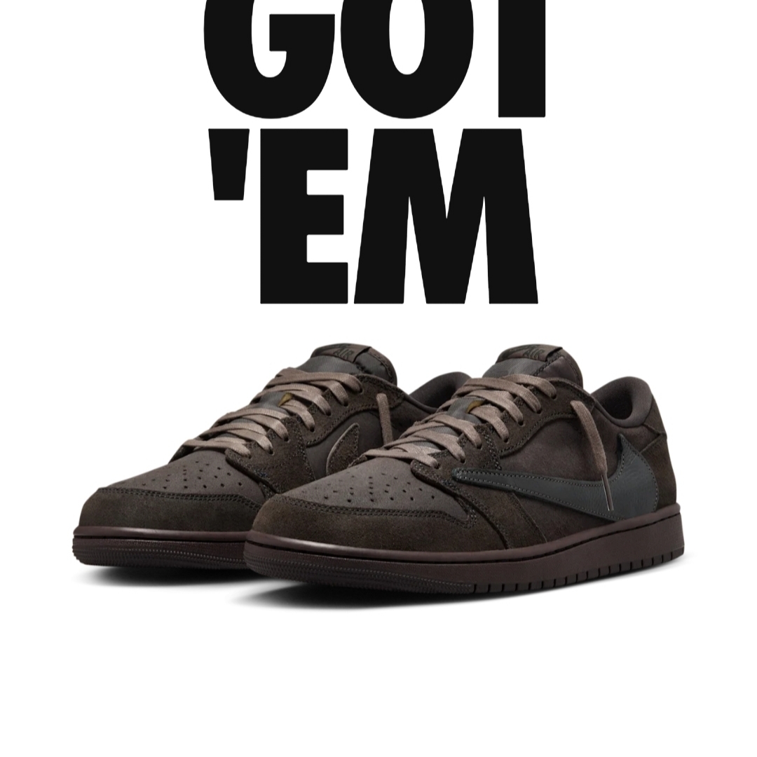 Jordan 1 x Travis Scott Retro Low OG SP Velvet Brown and Dark Mocha 착용 스타일