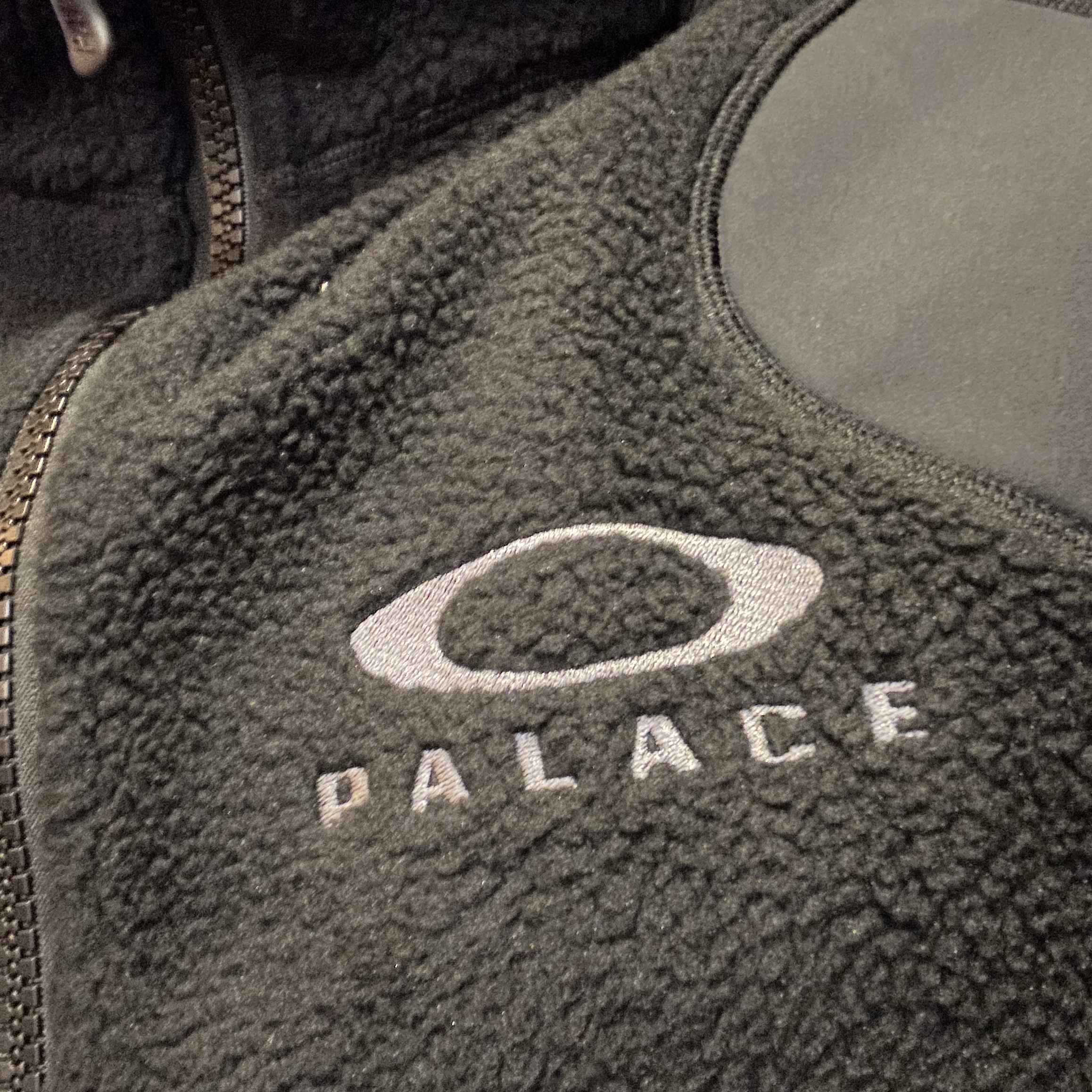 Palace x Oakley Fleece Black - 24FW 착용 스타일
