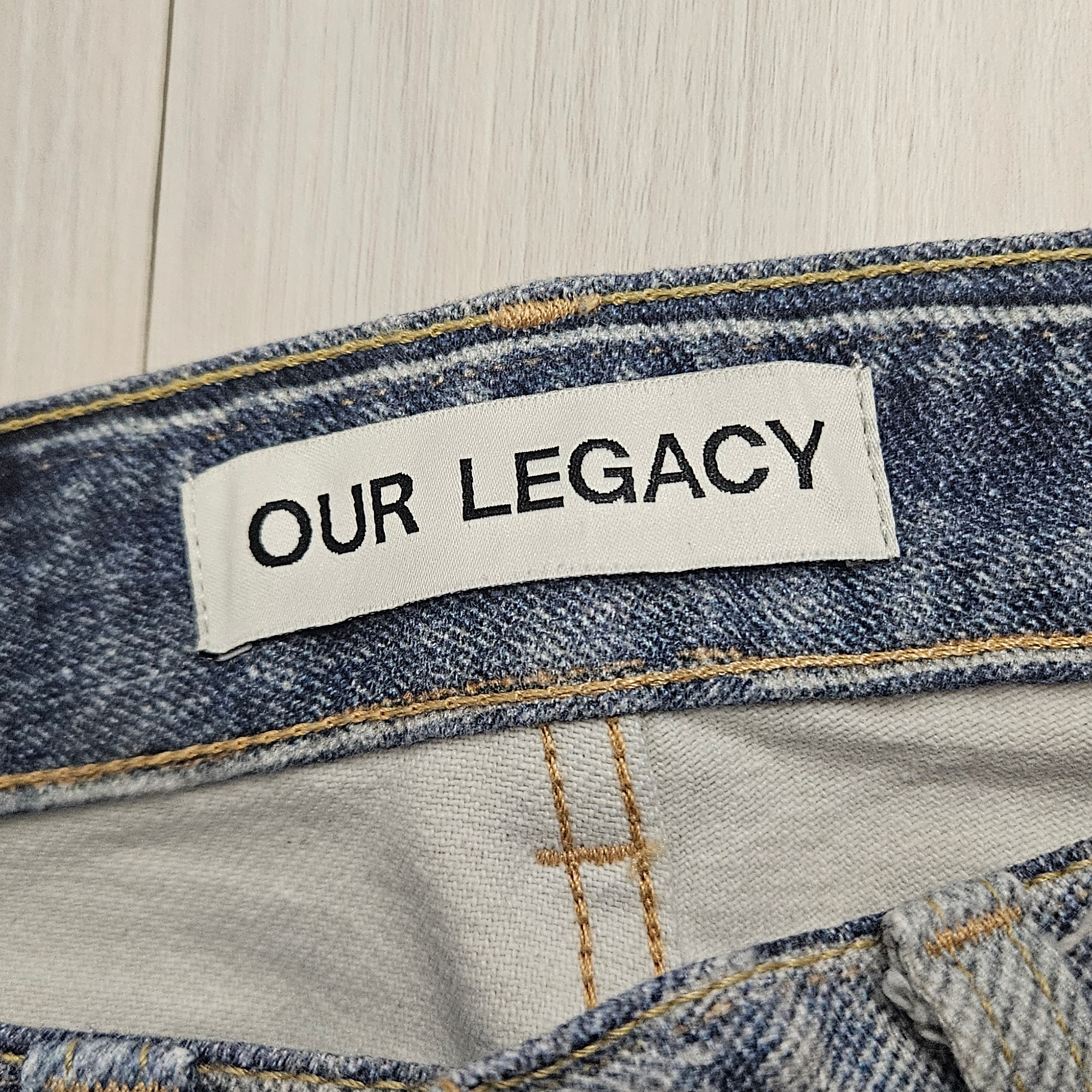 Our Legacy Third Cut Digital Denim Print 착용 스타일