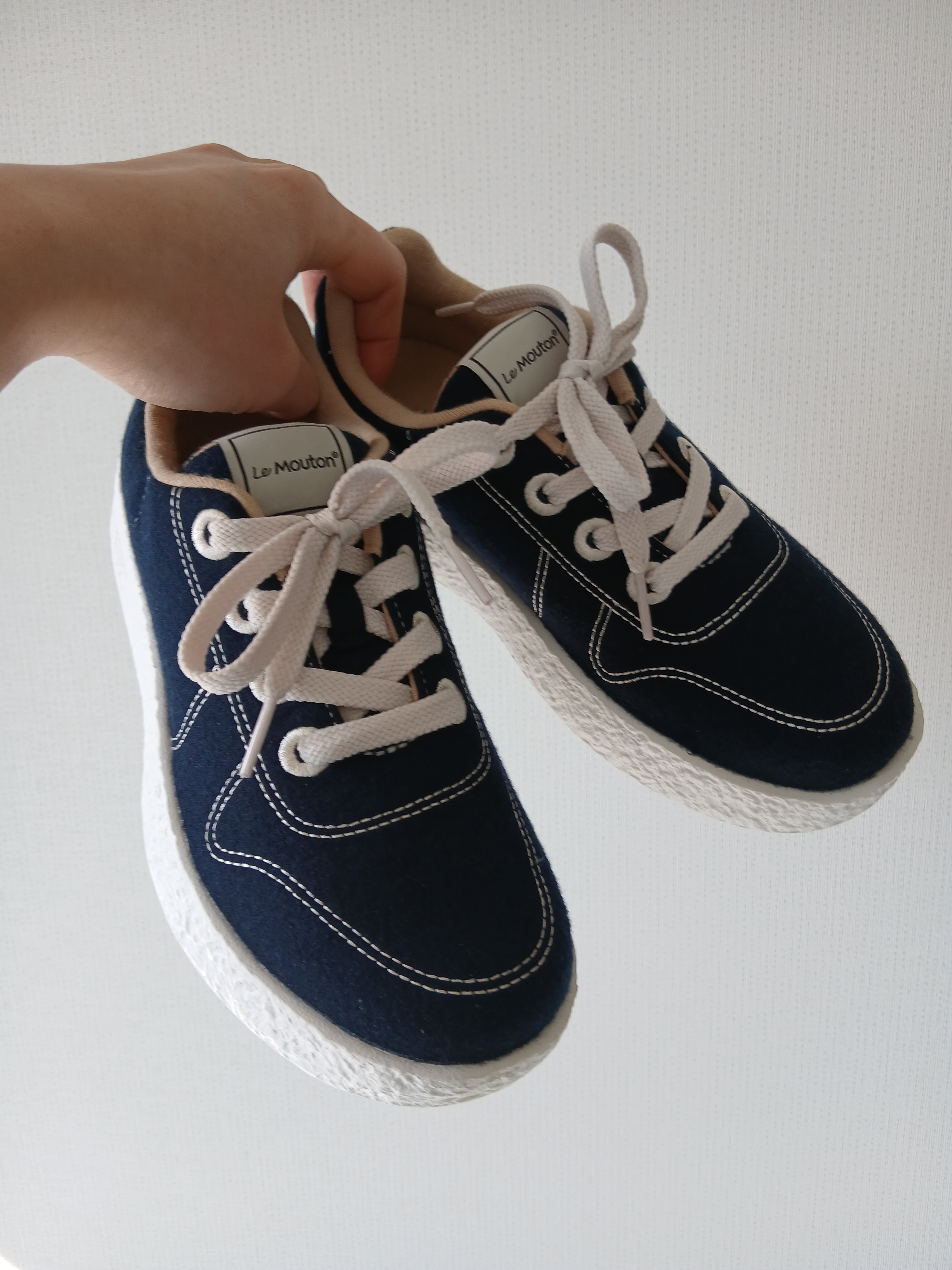 [6% 적립] LeMouton Mate Darknavy 착용 스타일 - 1