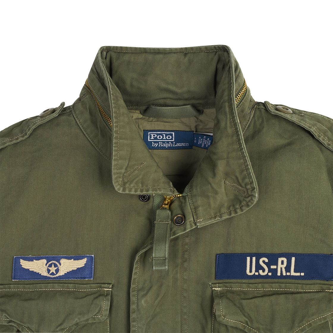 KM5BOTBRLJ5OL [30%적립]Polo Ralph Lauren Iconic Herringbone Field Jacket Olive Mountain - 25SS - #3