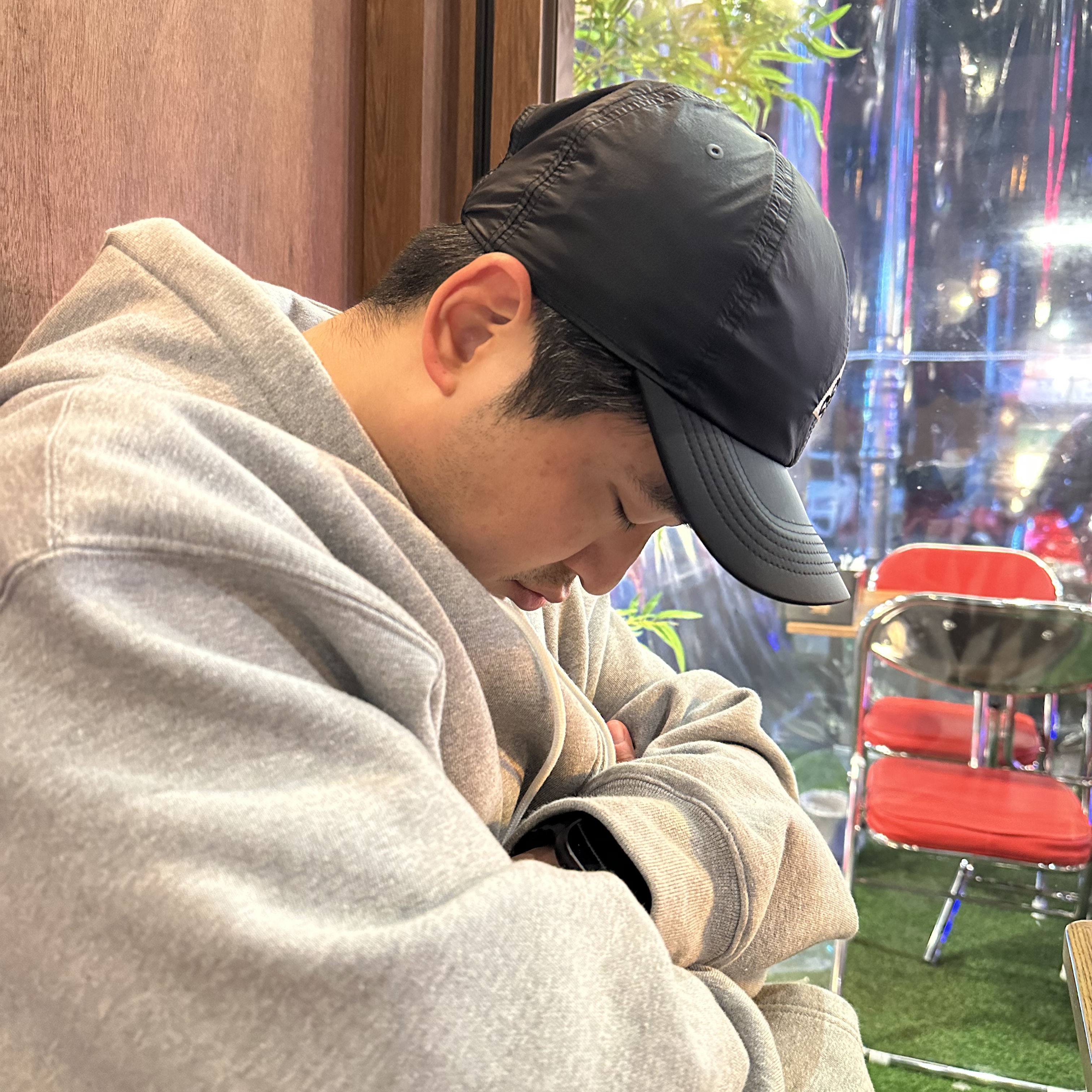 Nike ACG Trail Cap Black, Nike ACG Dri-Fit ADV Goat Rocks Long Sleeve Winterized Top Black - Asia 착용 스타일 - 1