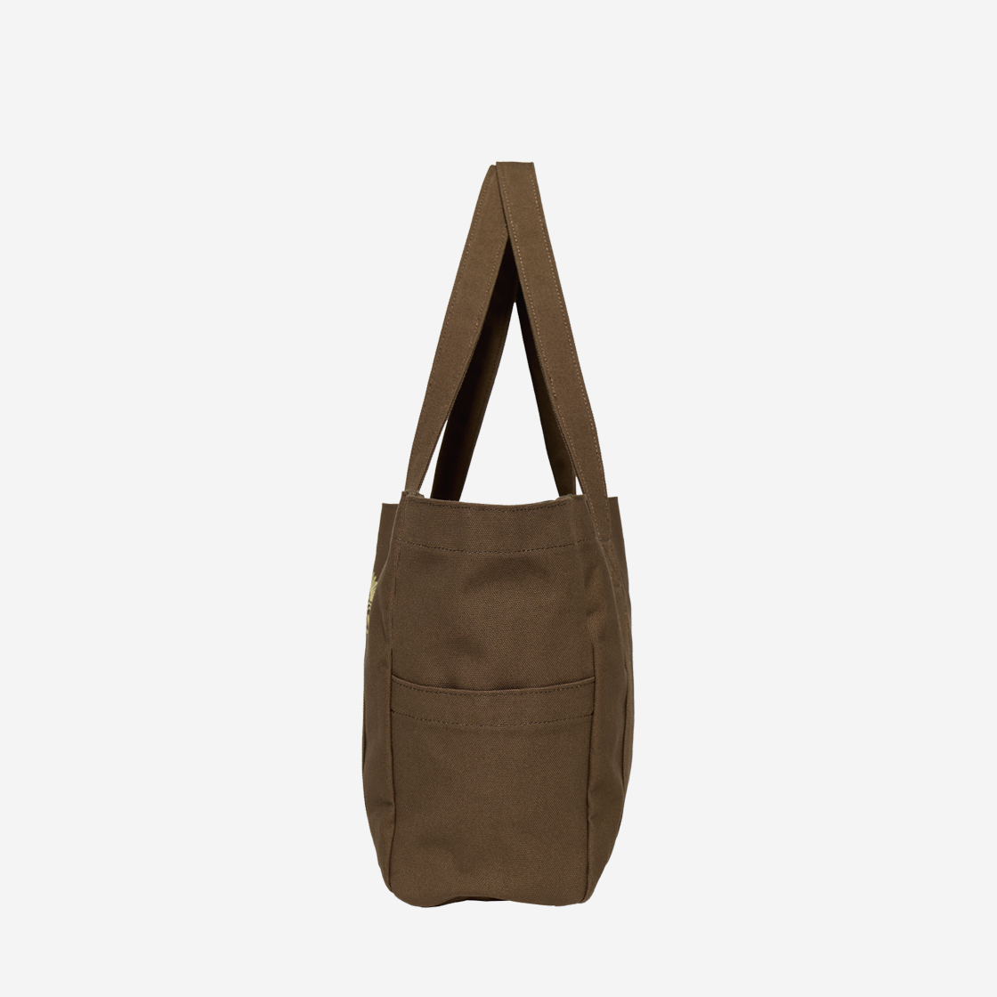 【HELLO SUNRISE】 OG Logo Canvas Tote Bag / 追跡付 MUSINSA公式 | HELLO SUNRISE OG Logo Canvas Mini Tote Bag_Brown