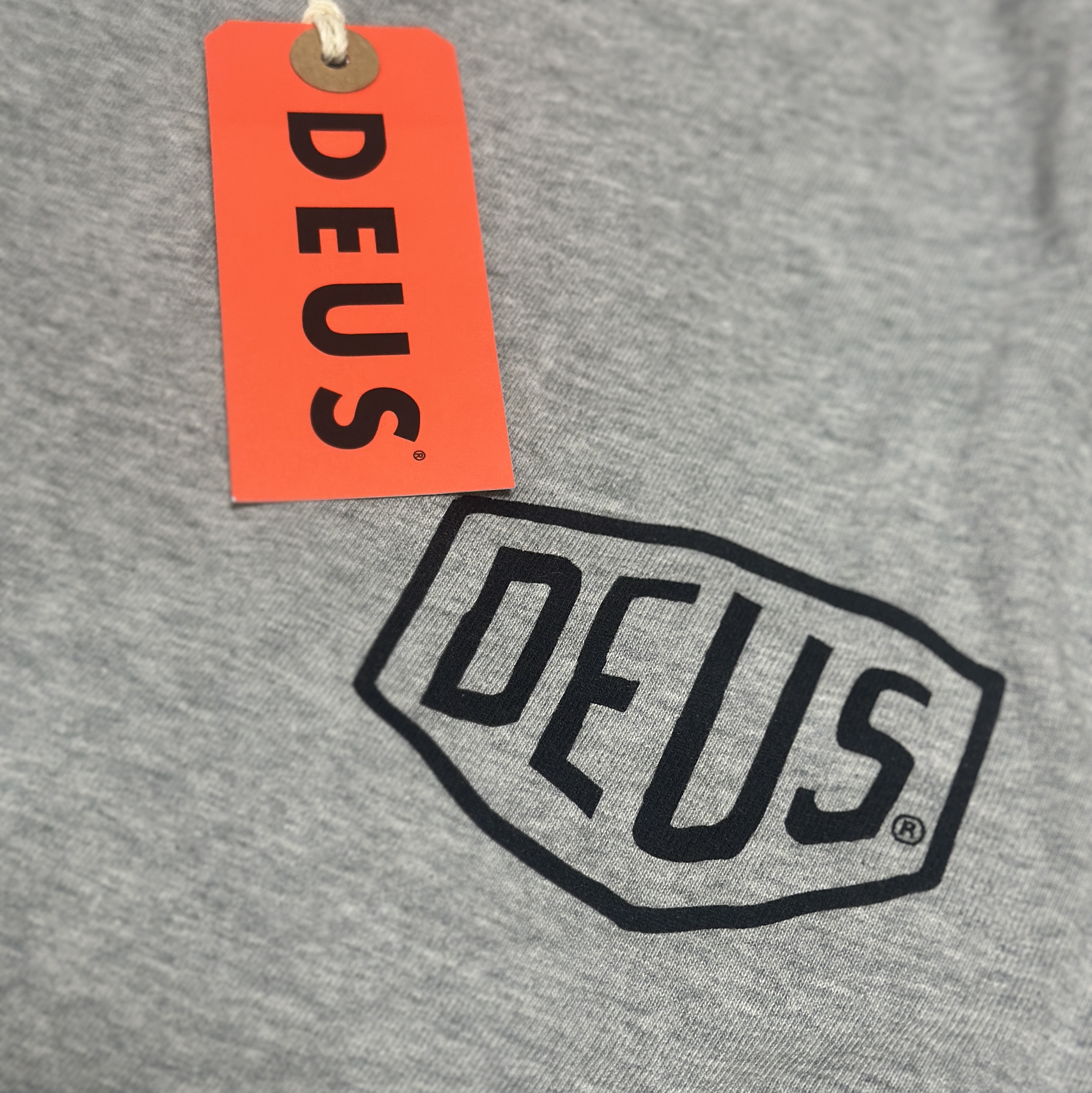 Deus Ex Machina Seoul College Long Sleeve T-Shirt Grey Marle 착용 스타일 - 1