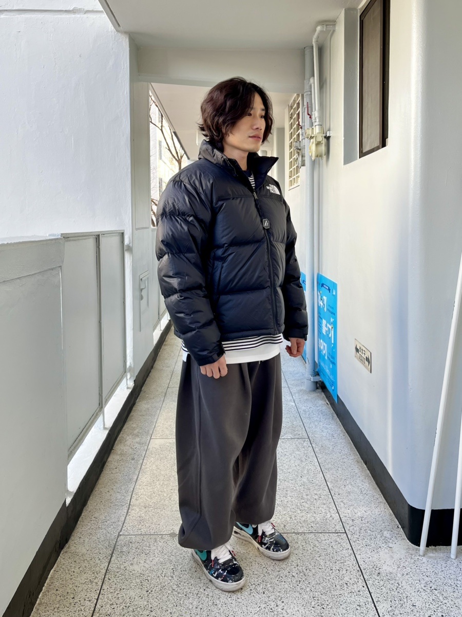 The North Face 1996 Retro Nuptse Down Jacket TNF Black, Undermycar Mu.03 Anti Fxxking Logo Play Oversized Sweat Jogger Black 착용 스타일 - 2