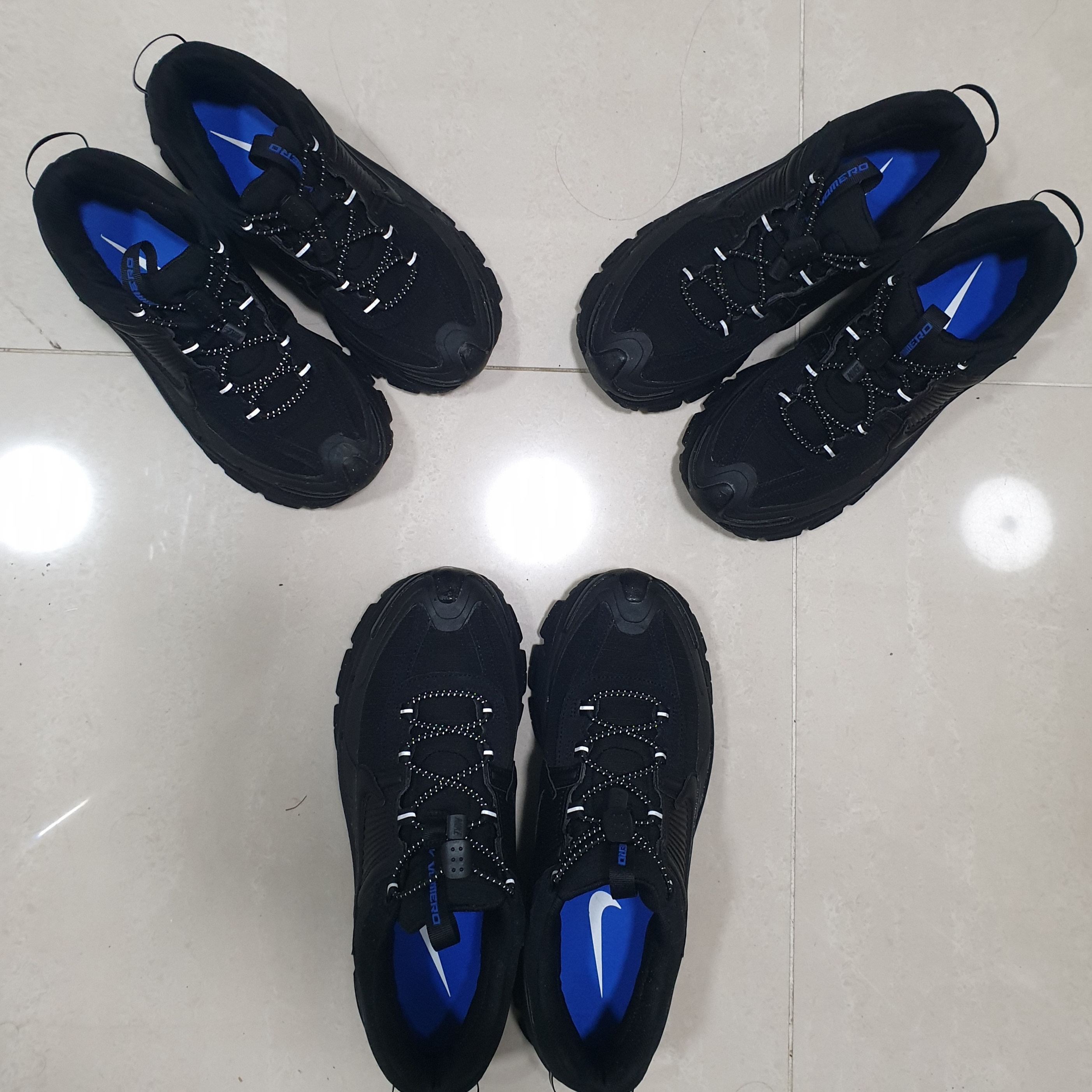 Nike Zoom Vomero Roam Black Racer Blue, (W) Nike Zoom Vomero Roam Black 착용 스타일