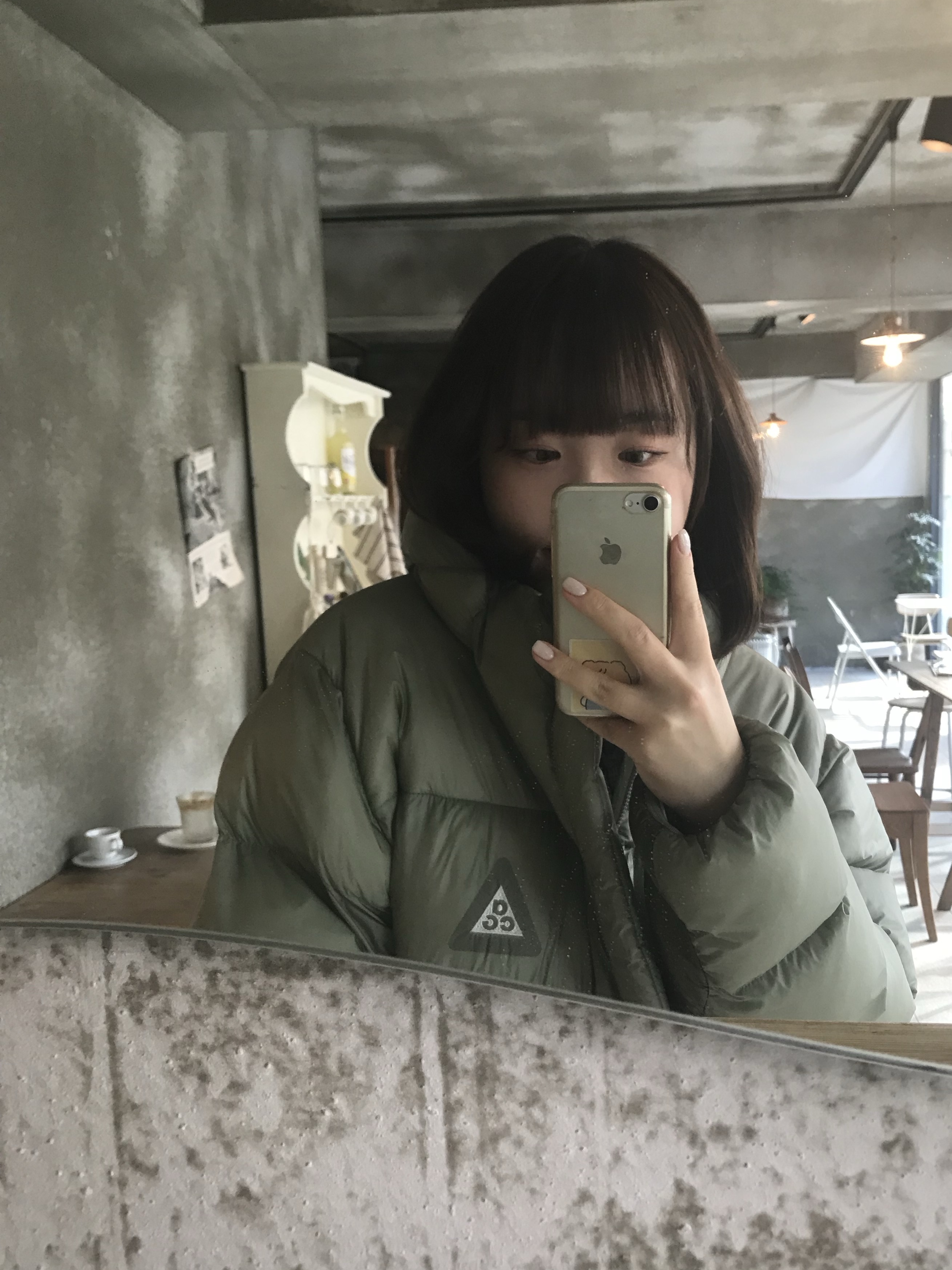 Nike ACG Therma-Fit ADV Lunar Lake Puffer Jacket Light Army - Asia 착용 스타일