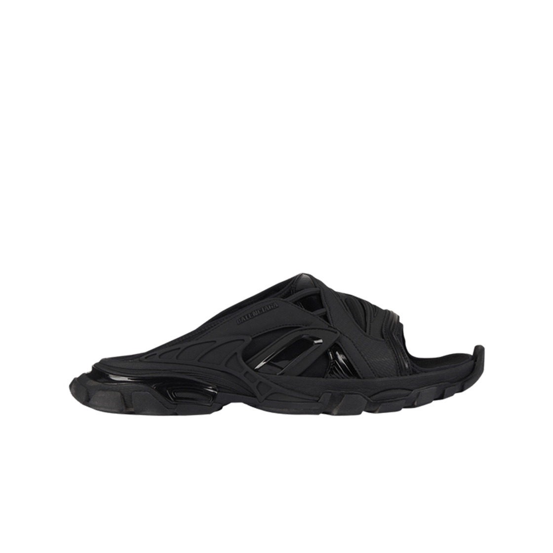 618083W2NA11000 Balenciaga Track Slide Sandal Black