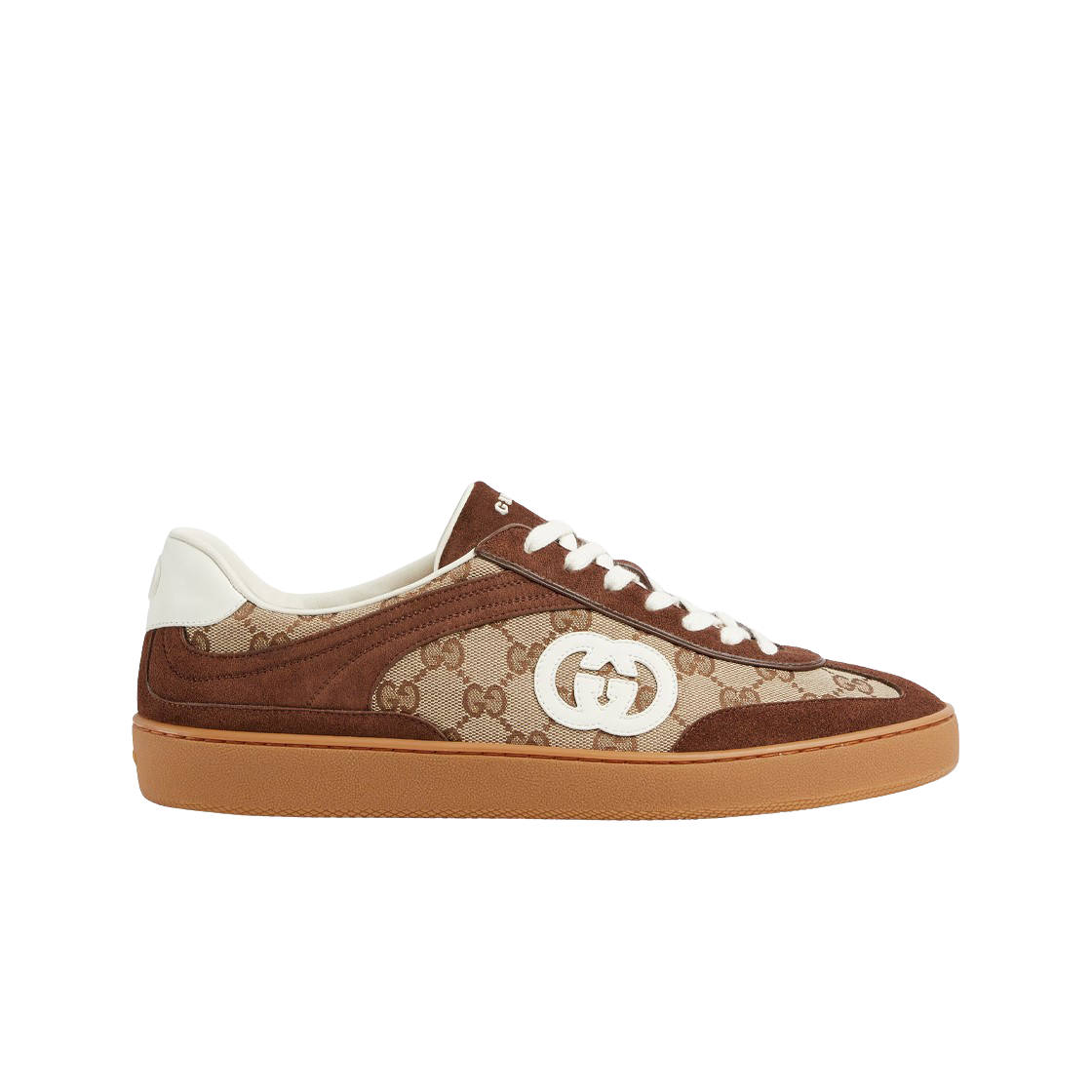 791742-AAEGA-2242 Gucci Interlocking G Sneakers Dark Brown