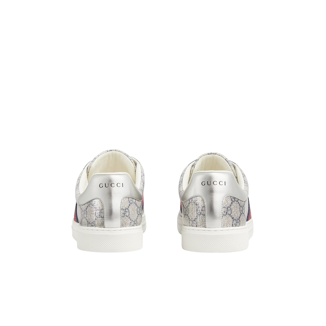 구찌 에이스 스니커즈 웹 베이지 블루(Gucci Ace Sneakers with Web Beige Blue) - 3