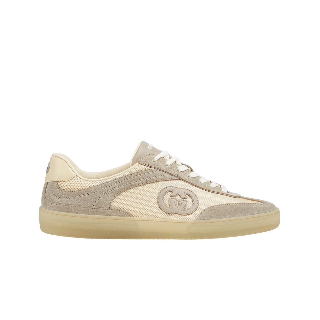 791742-AAECN-9548 Gucci Interlocking Sneakers G Oatmeal