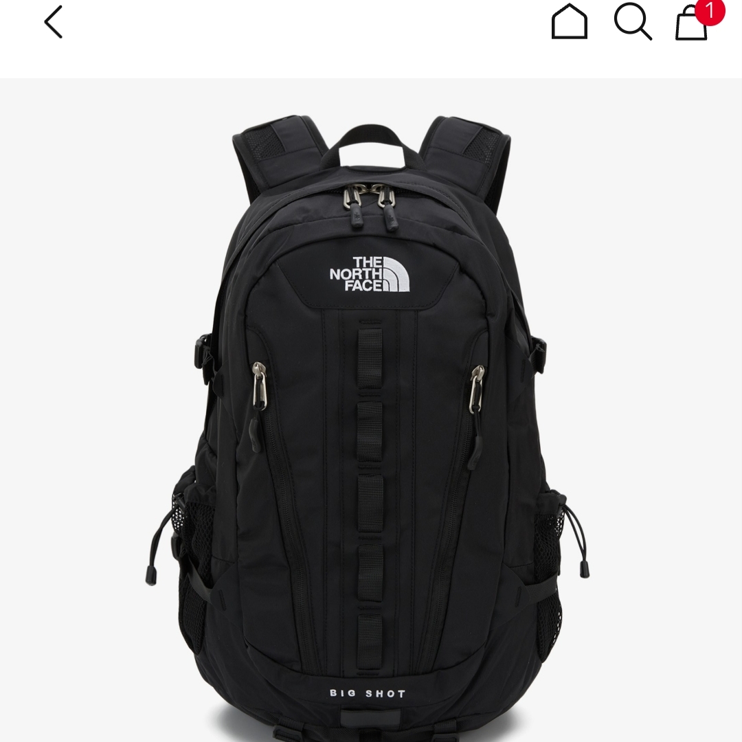 The North Face Big Shot Black 착용 스타일