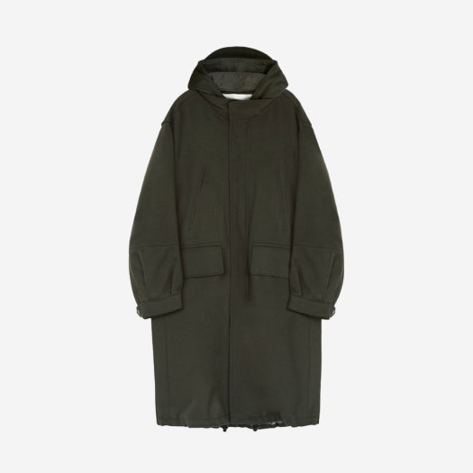 PL2YCO0501GA Polyteru M65 Melton Wool Coat Olive