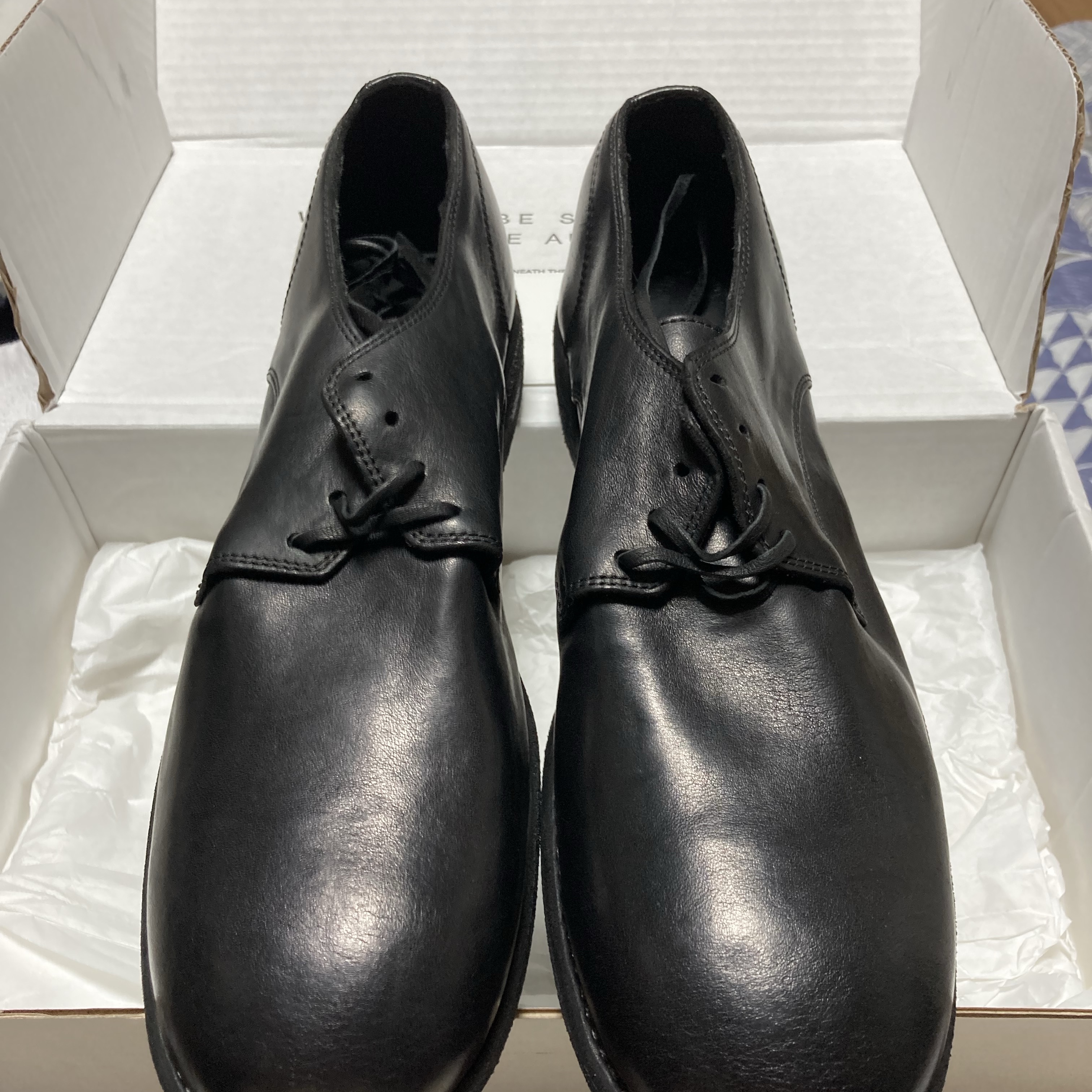 Guidi 992X Horse Full Grain Leather Derby Black 착용 스타일