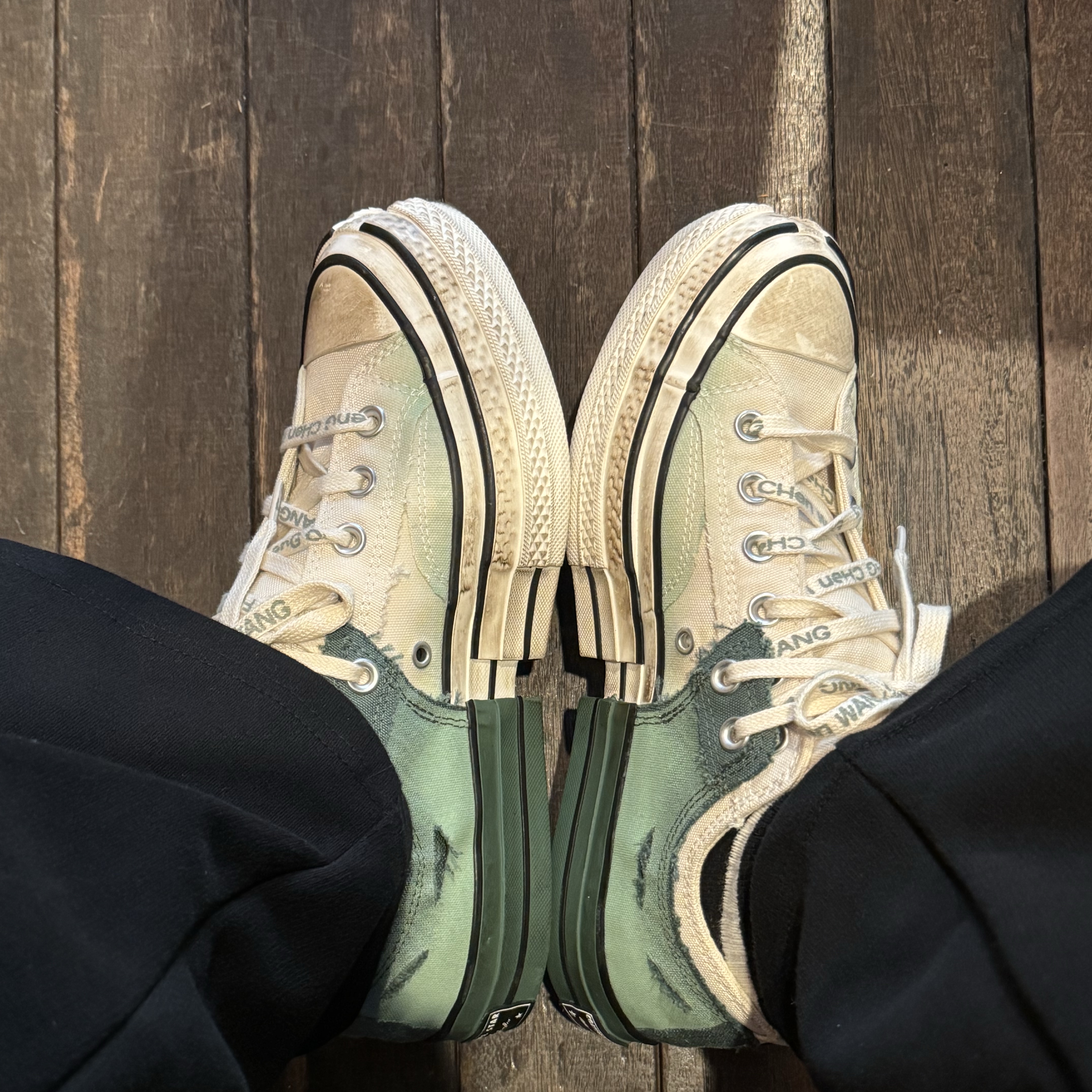 Converse x Feng Chen Wang Chuck 70 Ox 2-in-1 Myrtle 착용 스타일